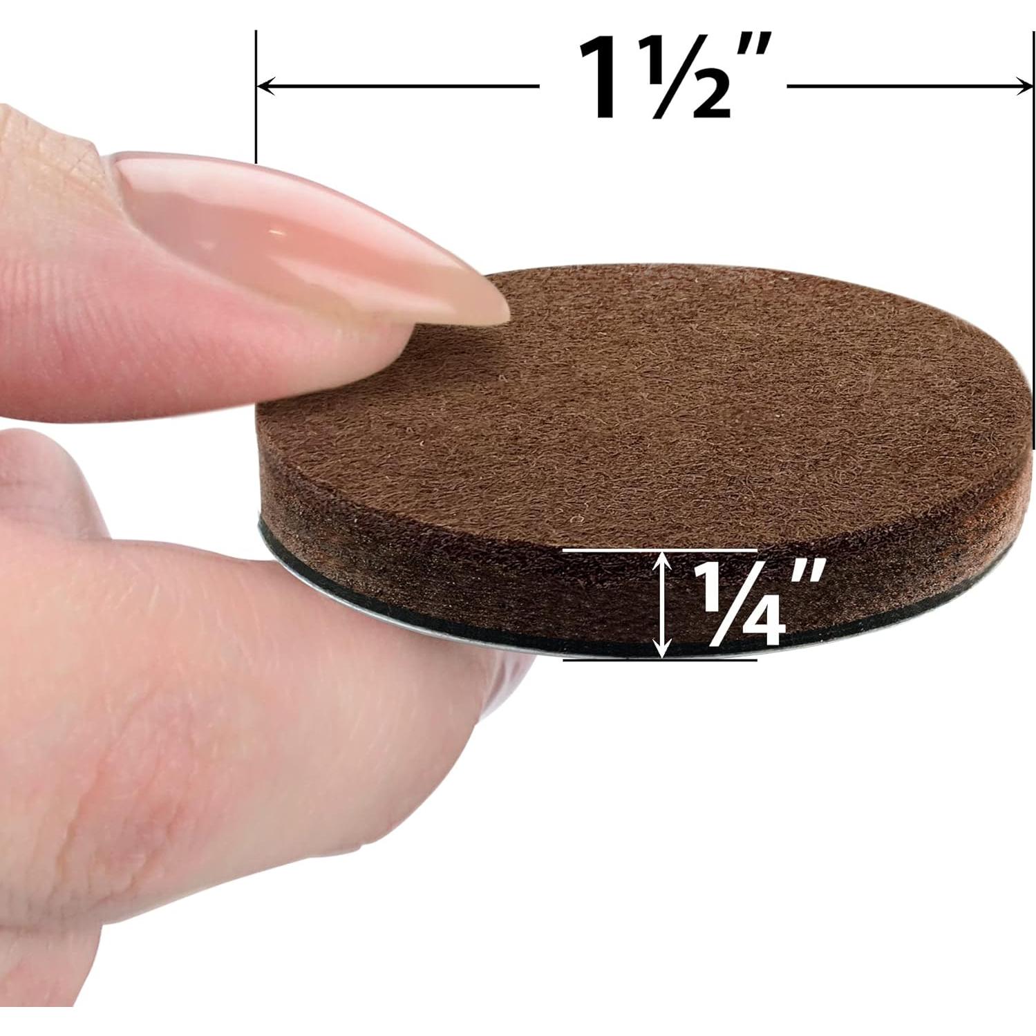 24 Almohadillas de Fieltro para Muebles X-PROTECTOR 3.81 cm