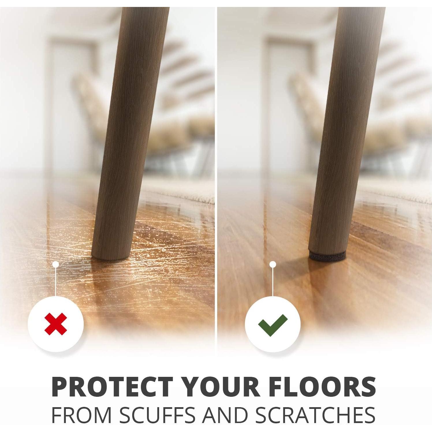 24 Almohadillas de Fieltro para Muebles X-PROTECTOR 3.81 cm