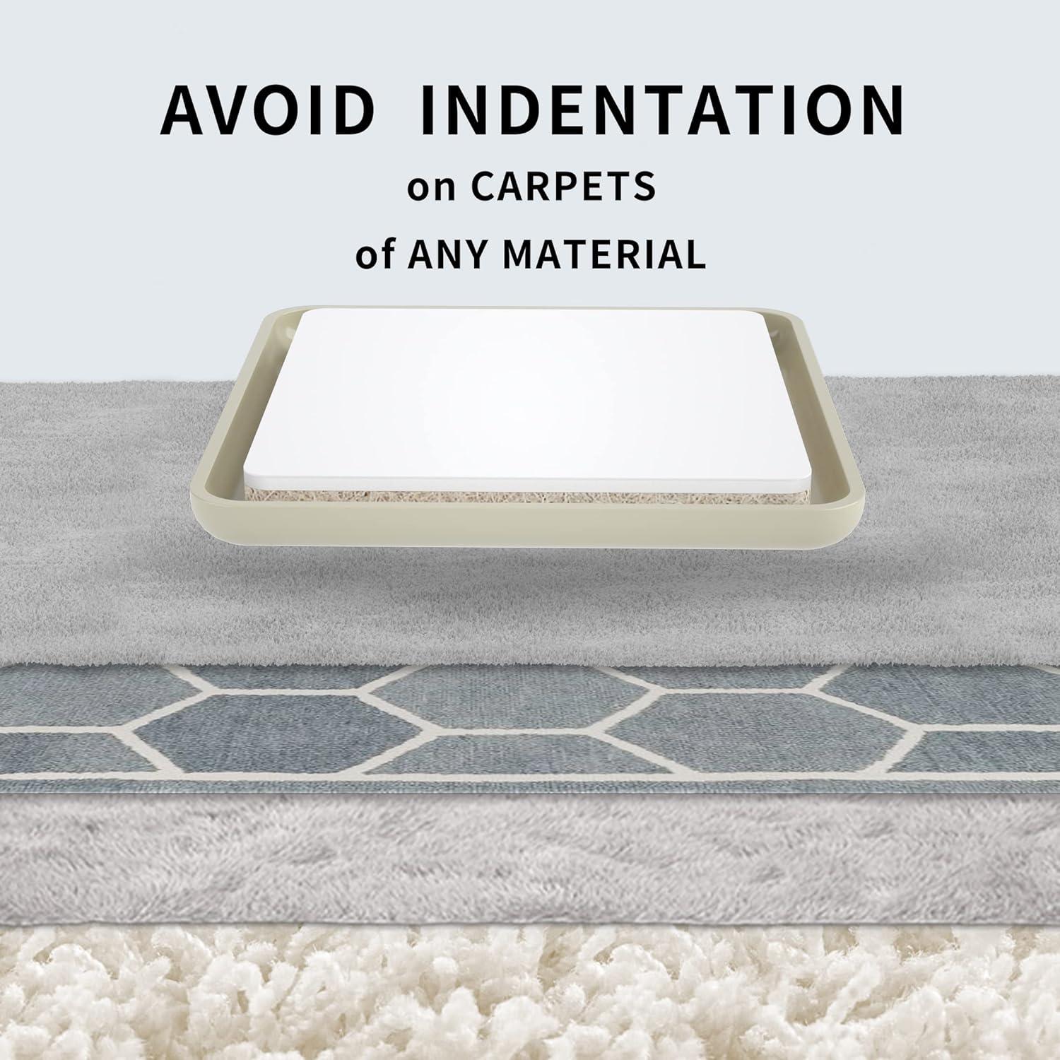 Deslizadores de Muebles Yelanon 20 Pcs 6.35 cm Beige Autoadhesivos