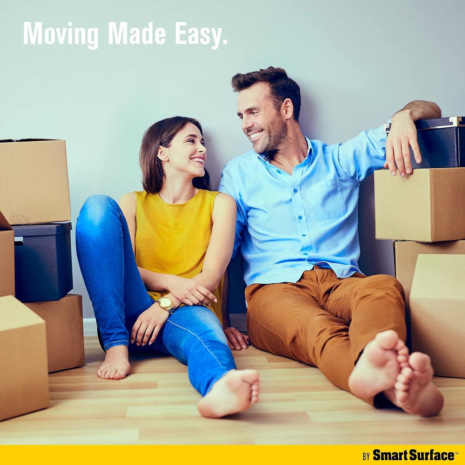 Deslizadores de Muebles Ovalados Reutilizables Smart Surface 24.1x14.6cm