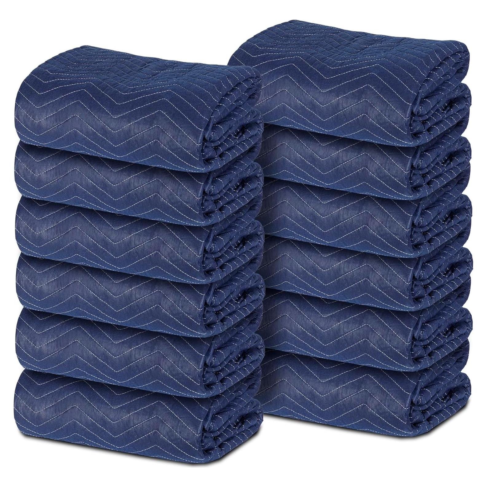 Mantas de Mudanza ZENY 12 Paquete 203x183 cm Alta Resistencia