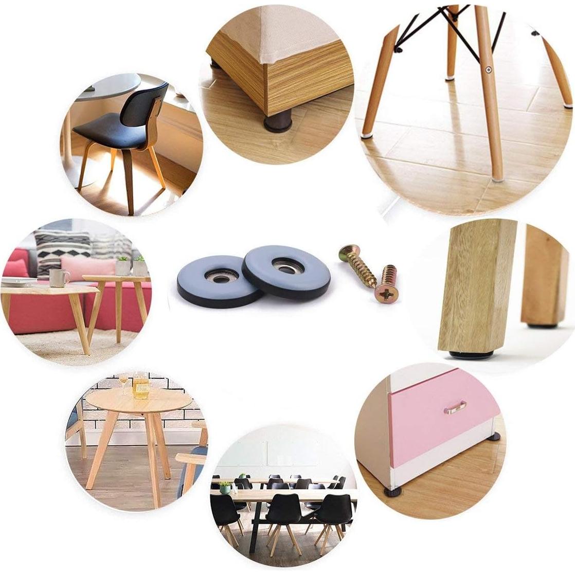 Deslizadores de Muebles Furnigear PTFE 40pack para Piso