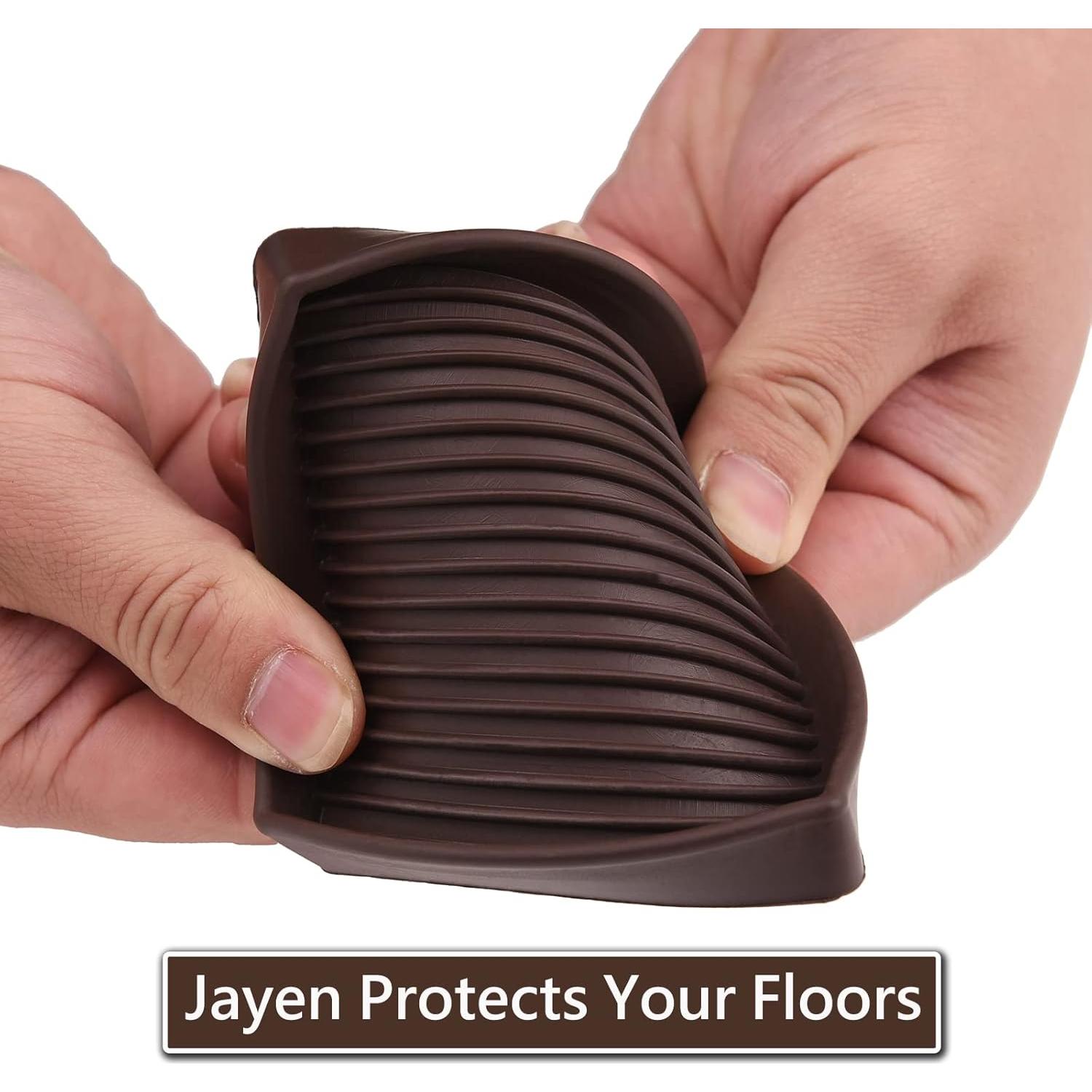 Cups de Goma Antideslizantes Jayen para Muebles - 8 Pcs