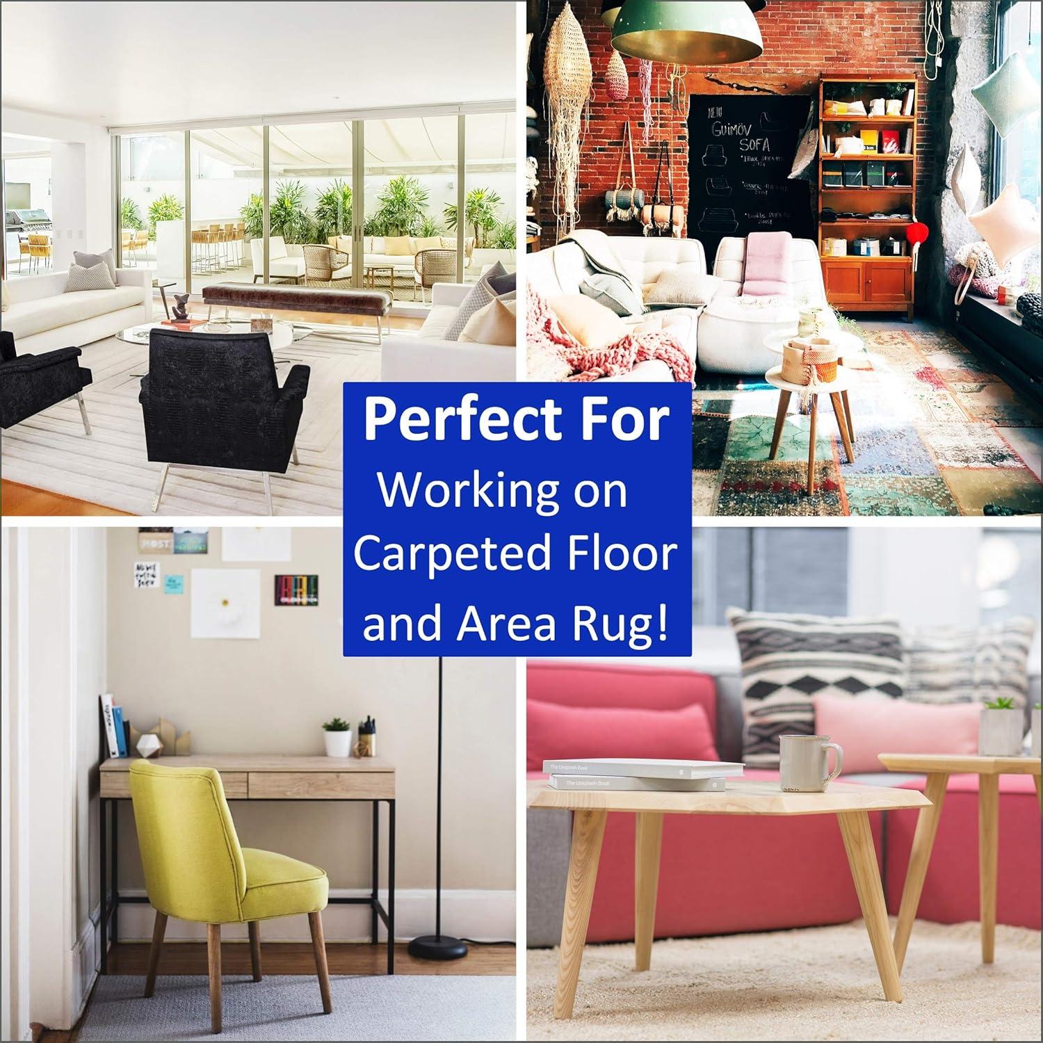 52 Deslizadores Autoadhesivos para Muebles Liyic 2.87cm Beige