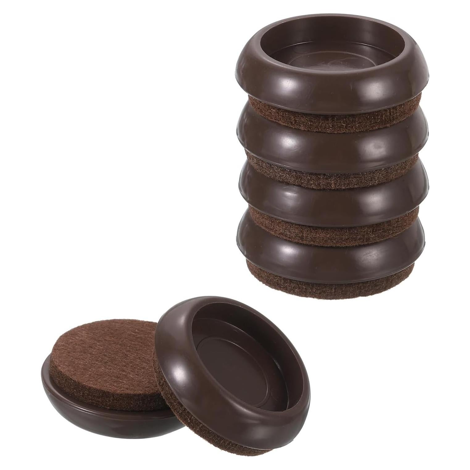 Pads para Muebles uxcell, 10 Pcs 32mm Redondos con Fieltro