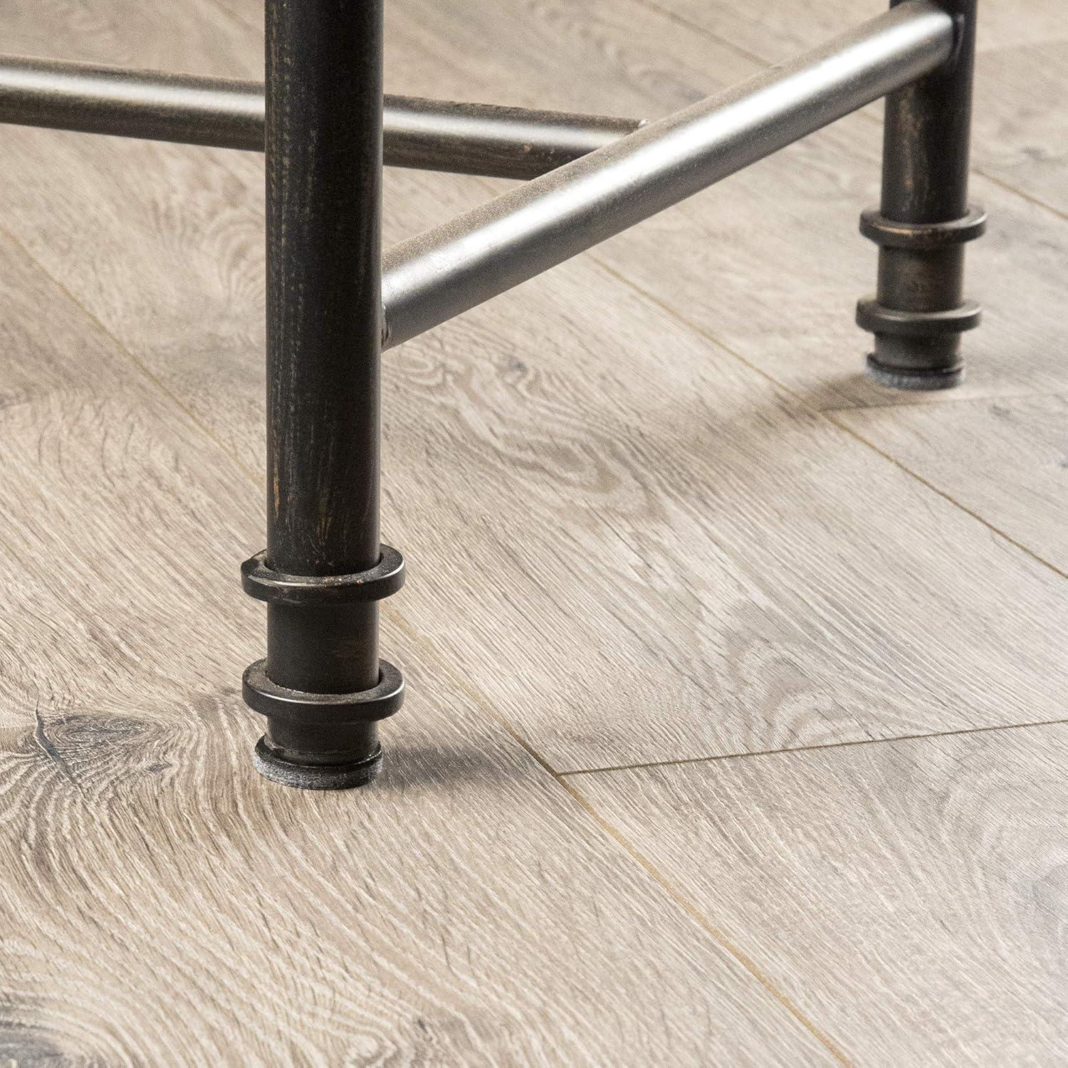 Almohadillas de Fieltro Autoadhesivas Waxman 3.81 cm Gris - 24 Piezas