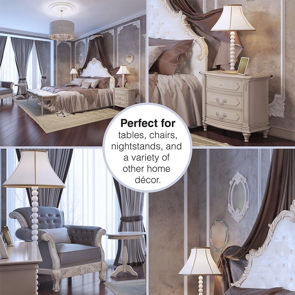 Almohadillas de Fieltro Autoadhesivas Waxman 3.81 cm Gris - 24 Piezas