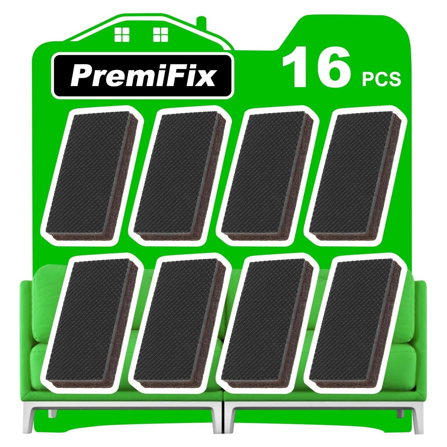 Almohadillas Antideslizantes PremiFix 16 Piezas 2.54x5.08 cm