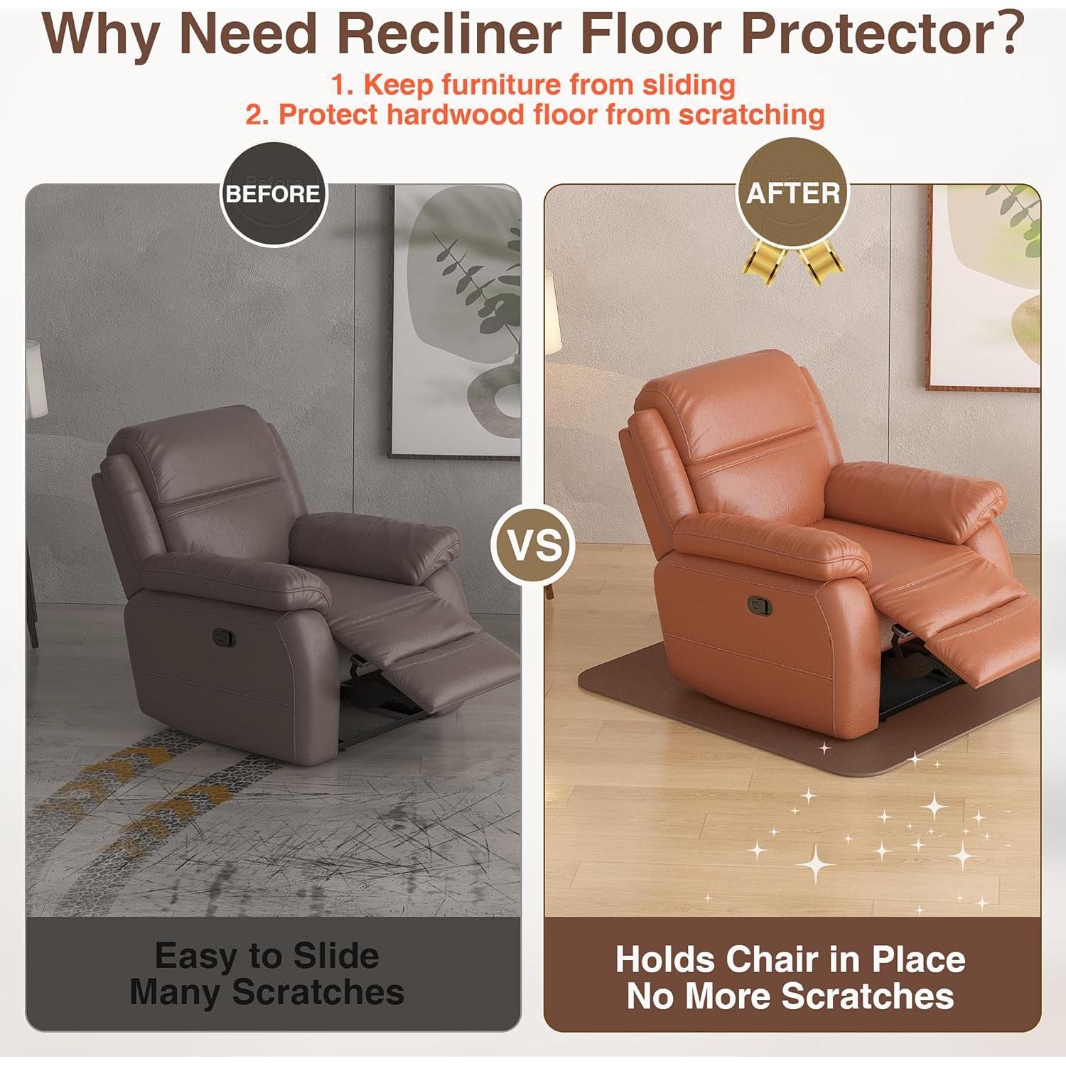 Almohadillas Antideslizantes Laowu para Reclinables 76x76cm