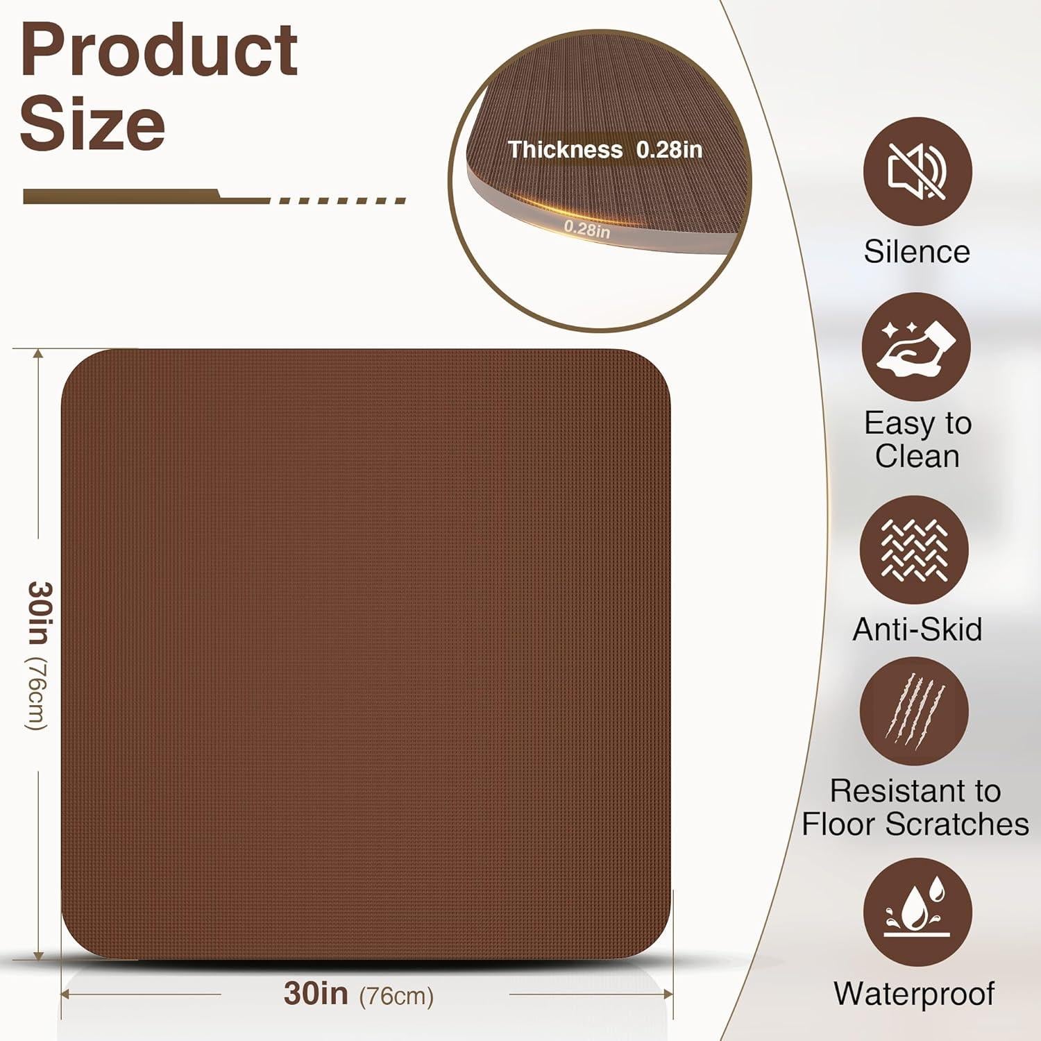 Almohadillas Antideslizantes Laowu para Reclinables 76x76cm