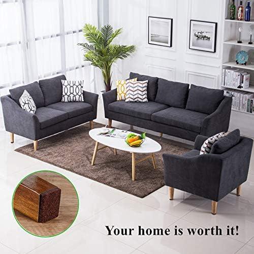 Almohadillas de Fieltro Cuadradas 96pcs Marrón 5mm - PremiFix