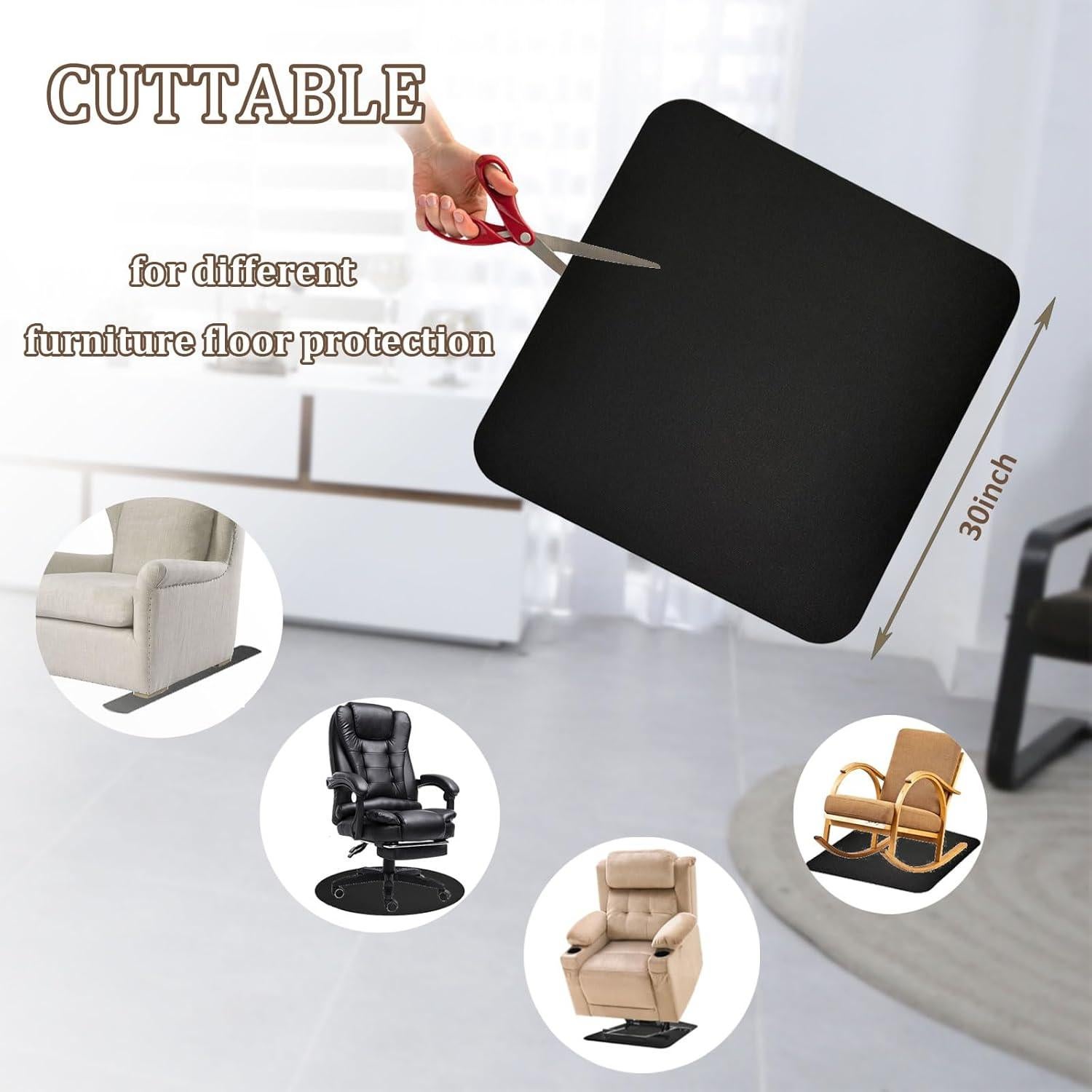 Almohadillas Antideslizantes para Sillones Reclinables Xinhw 76.2x76.2cm