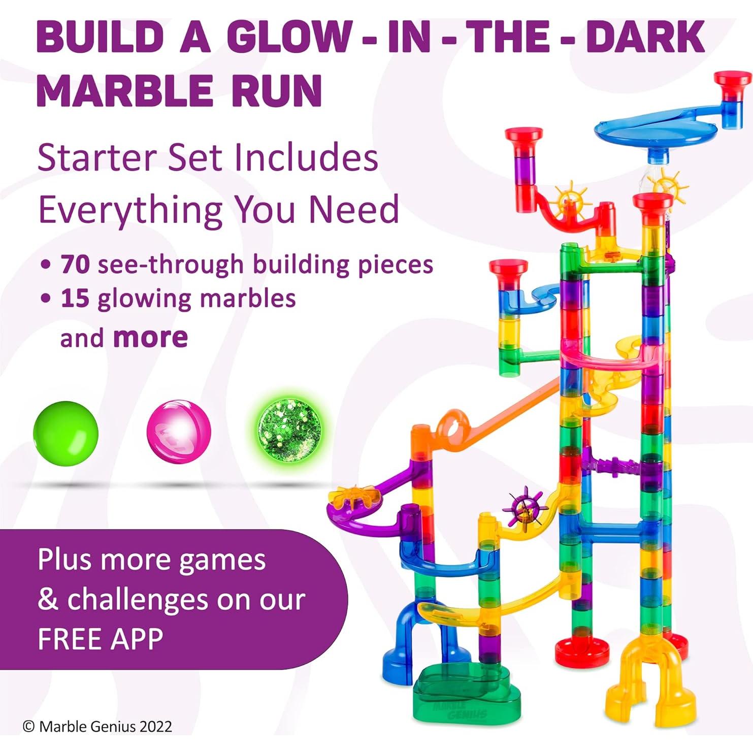 Conjunto de Canicas Brillantes Marble Genius 115 Piezas