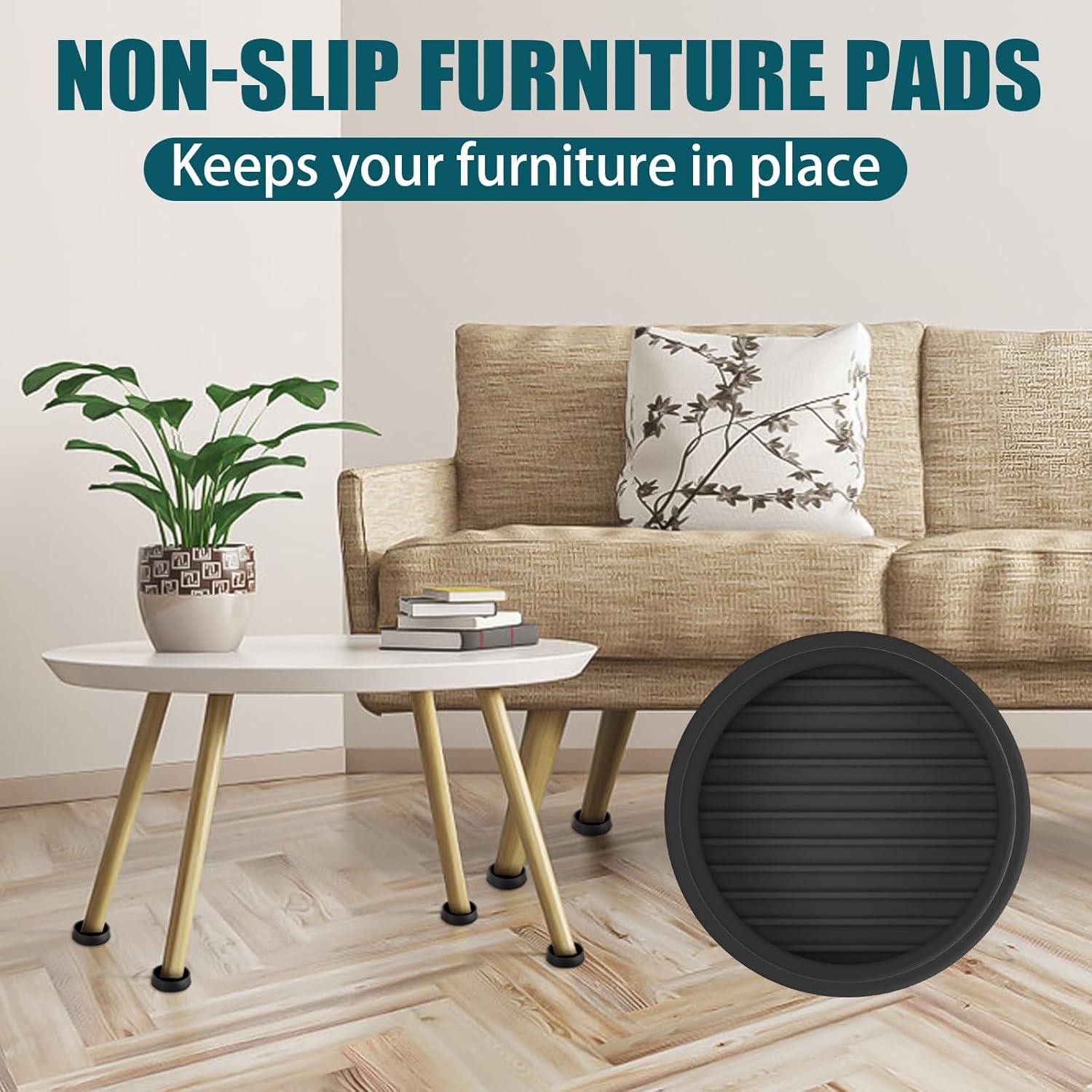 Tazas Antideslizantes para Muebles Komokeru 2x2" (Paquete de 8)