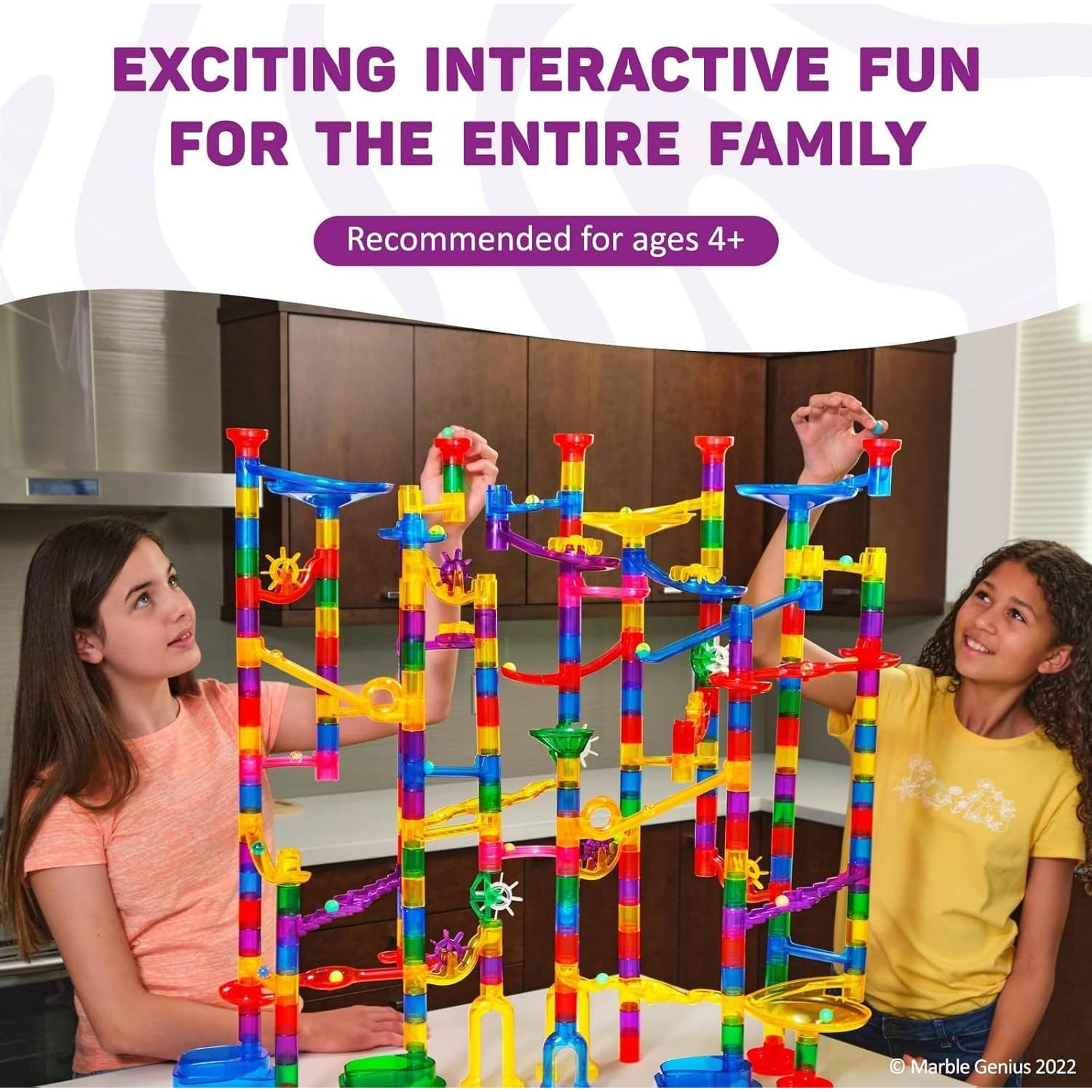 Juego de Pista de Canicas Marble Genius 300 Piezas Brillante