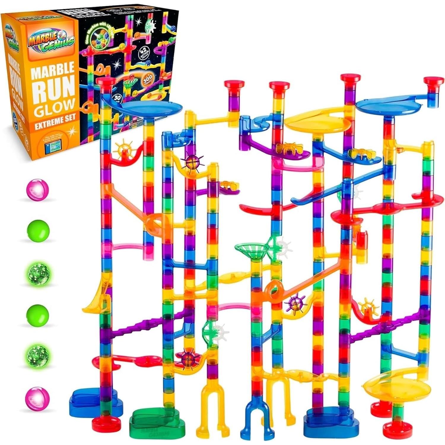 Juego de Pista de Canicas Marble Genius 300 Piezas Brillante