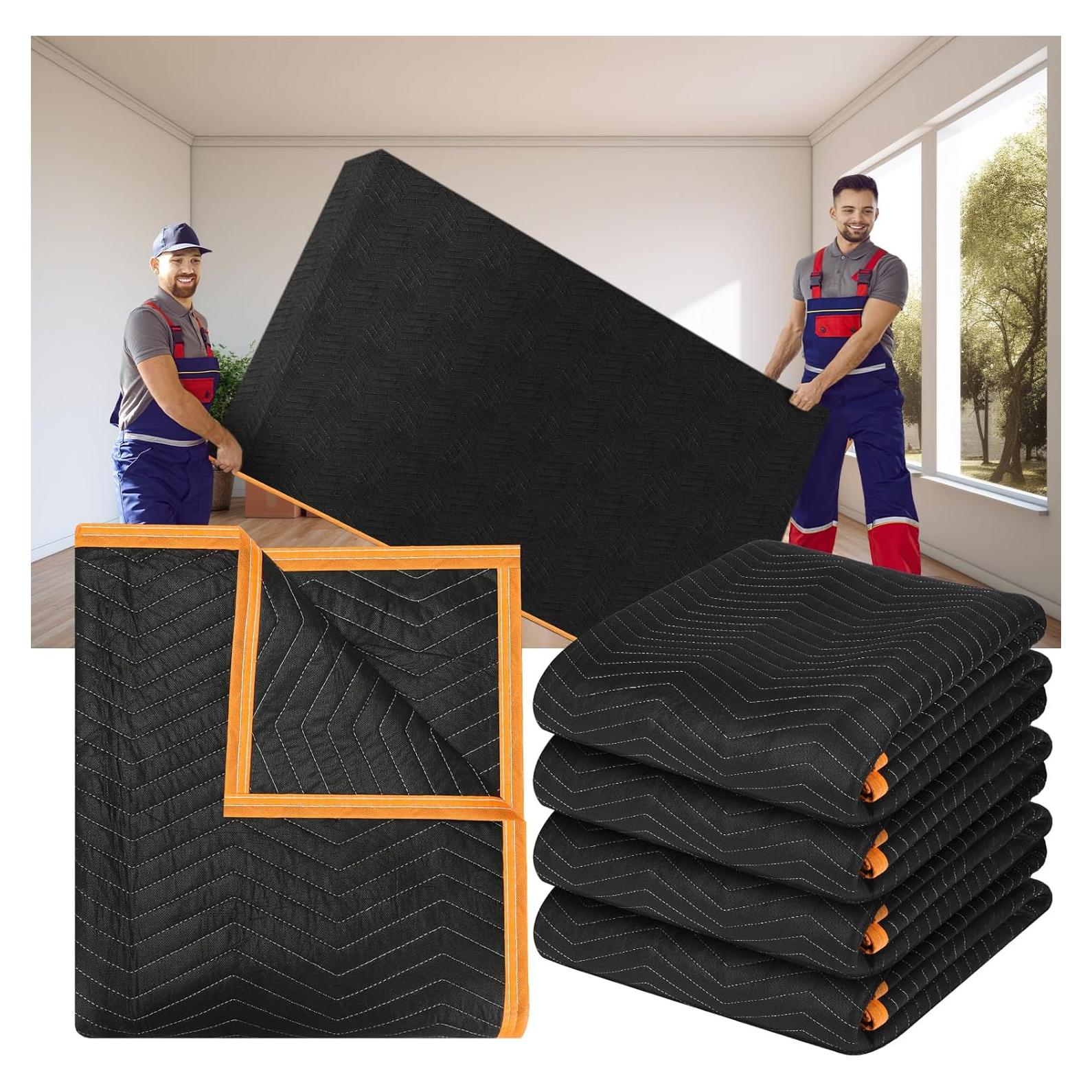 Manteles de Mudanza Aliceset 4 Pcs 203x366 cm Negros
