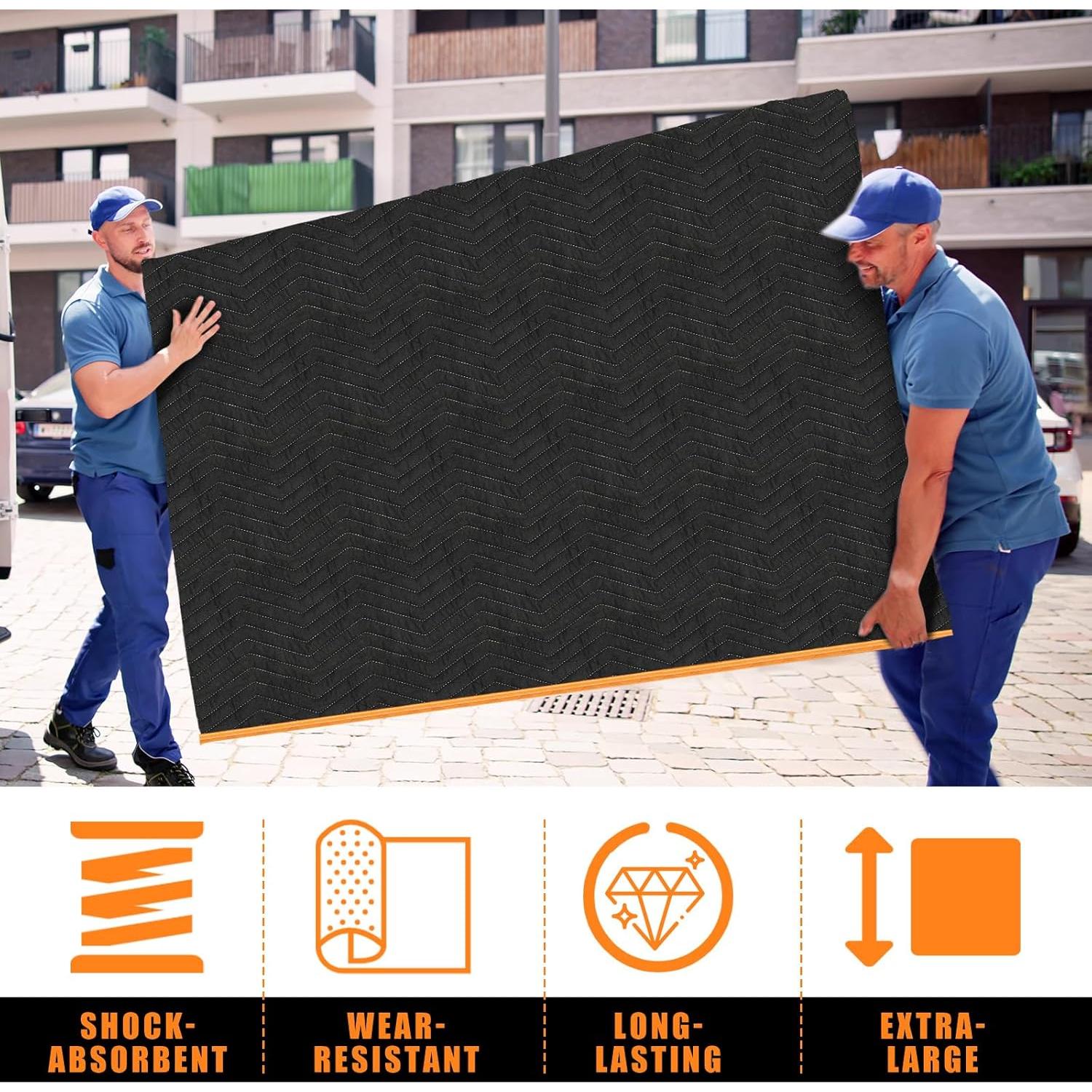 Manteles de Mudanza Aliceset 4 Pcs 203x366 cm Negros