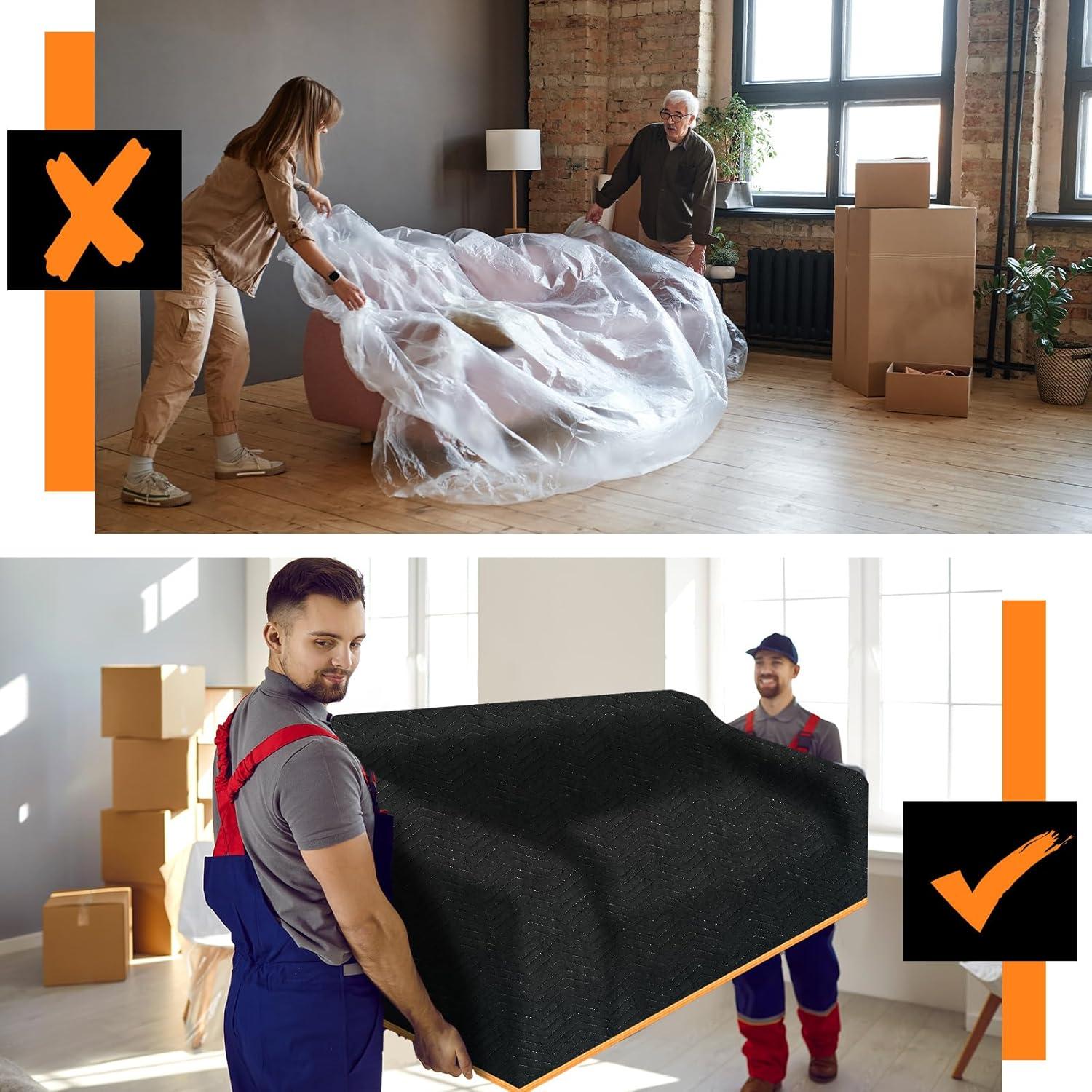 Manteles de Mudanza Aliceset 4 Pcs 203x366 cm Negros