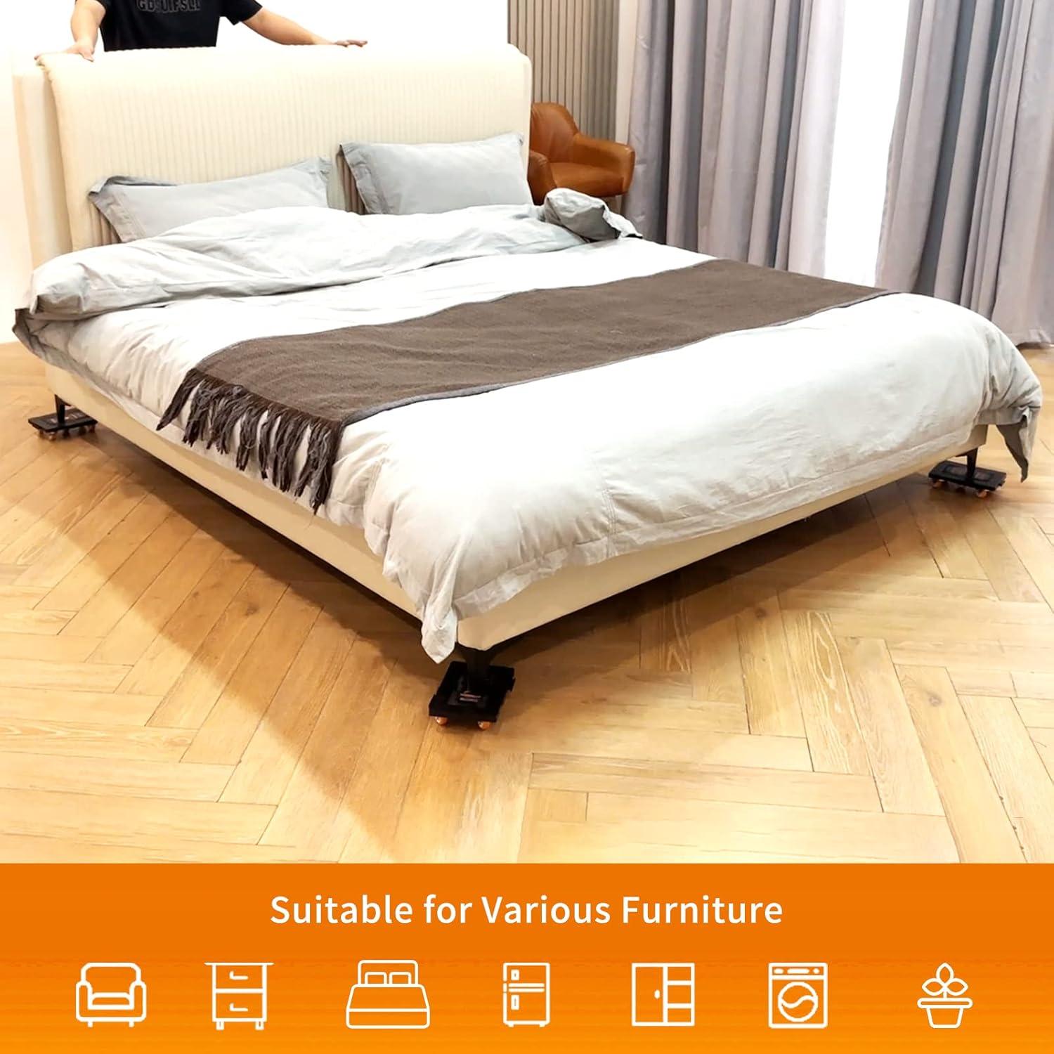 Juego de Herramientas para Levantar Muebles ALIKZO 544 Kg 5 Ruedas