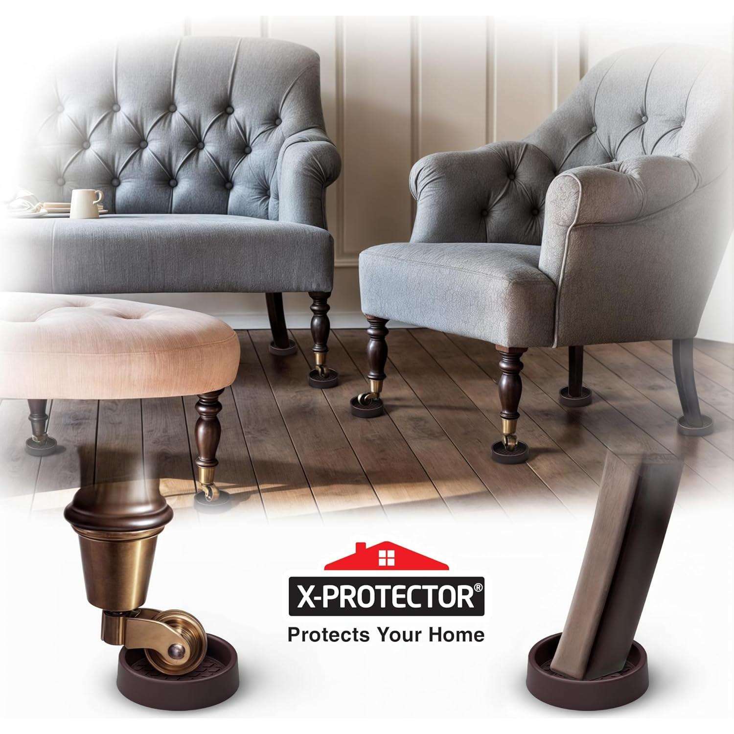 Tazas de Muebles X-PROTECTOR 8 PCS 5 cm Antideslizantes