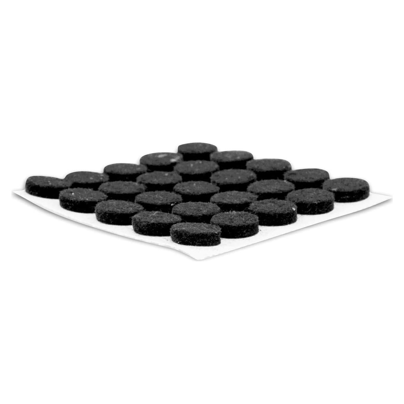 Almohadillas de Fieltro Autoadhesivas Rok 1000 Unidades 9.5mm Negras