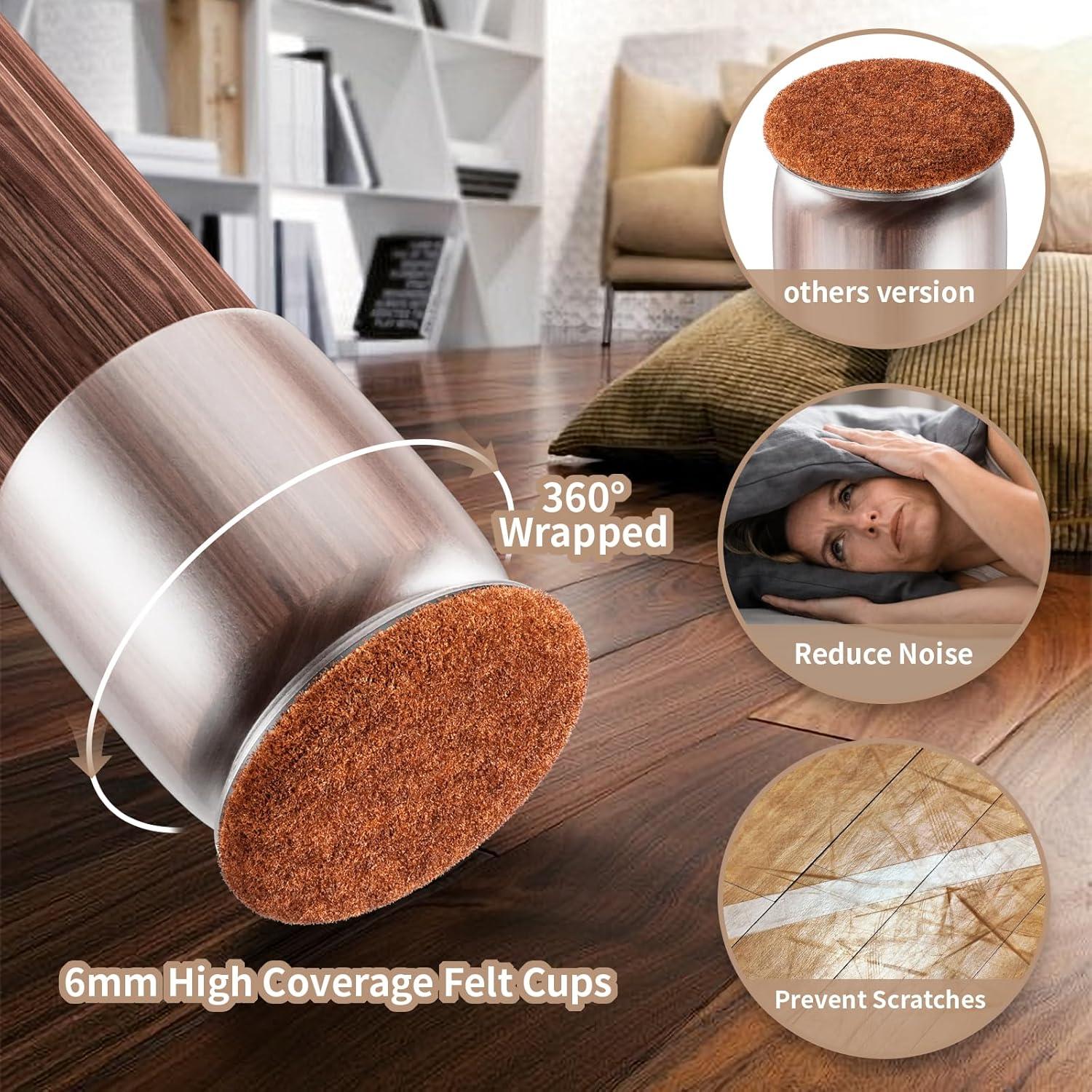 Protectores de Suelo para Patas de Silla YSD 32PCS 3.18cm