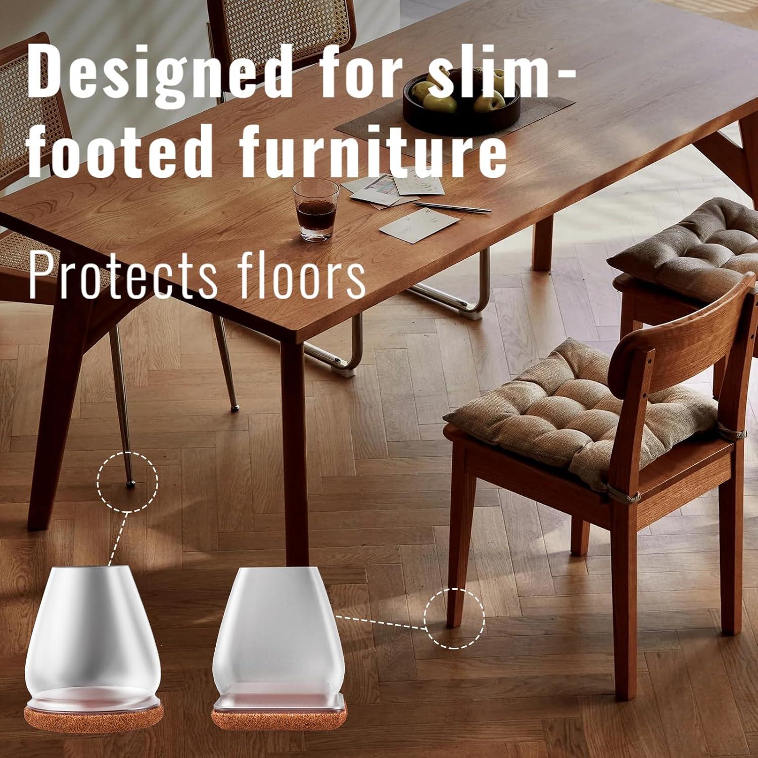 Protectores de Suelo para Patas de Silla YSD 32PCS 3.18cm