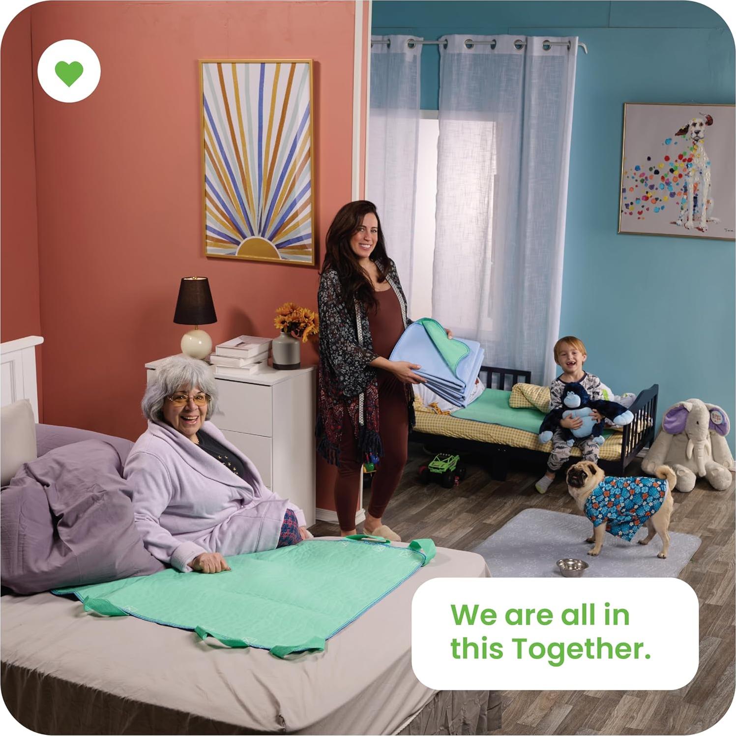 Almohadillas Lavables IMPROVIA 86x91 cm - Paquete de 4