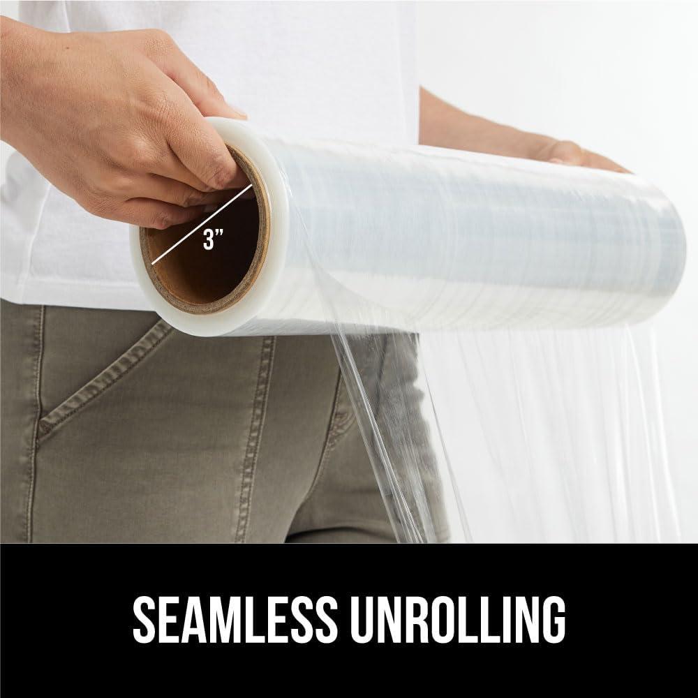 Envoltura Plástica de Estiramiento Gorilla Grip 2 Rollos 1000 pies