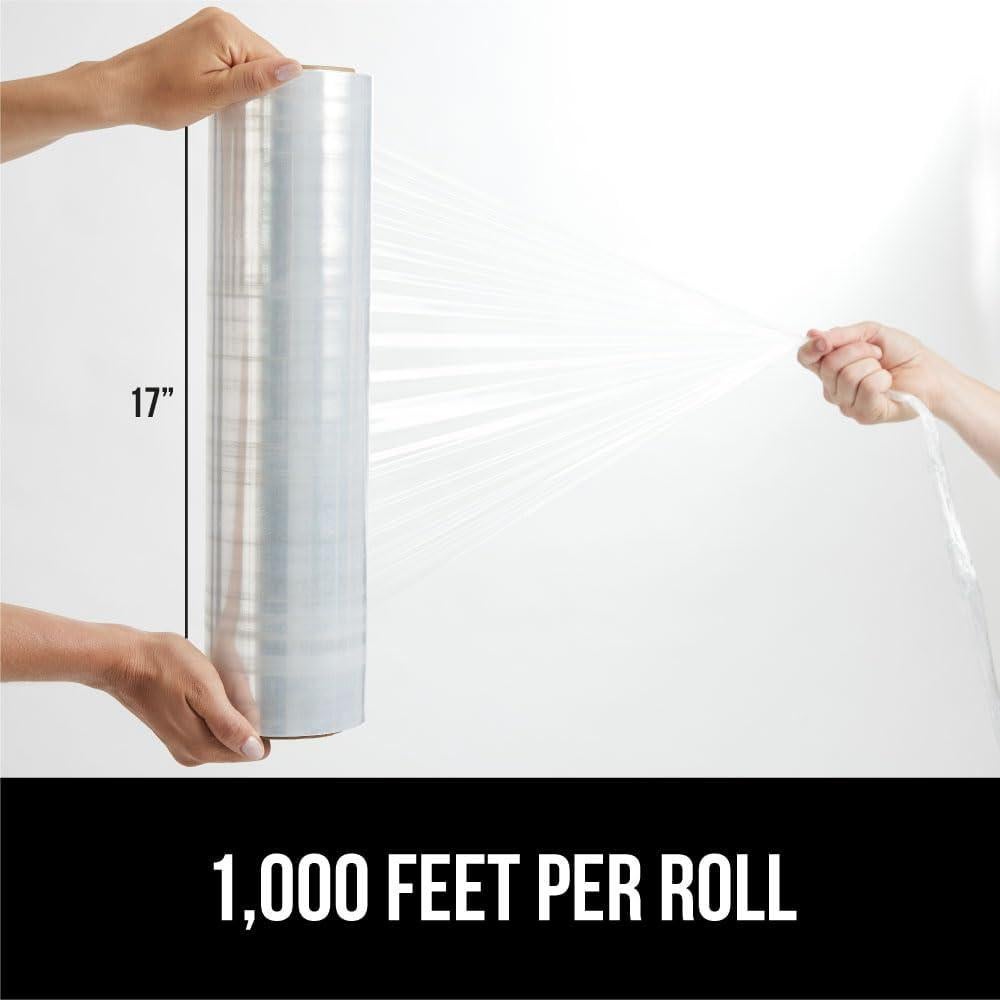 Envoltura Plástica de Estiramiento Gorilla Grip 2 Rollos 1000 pies