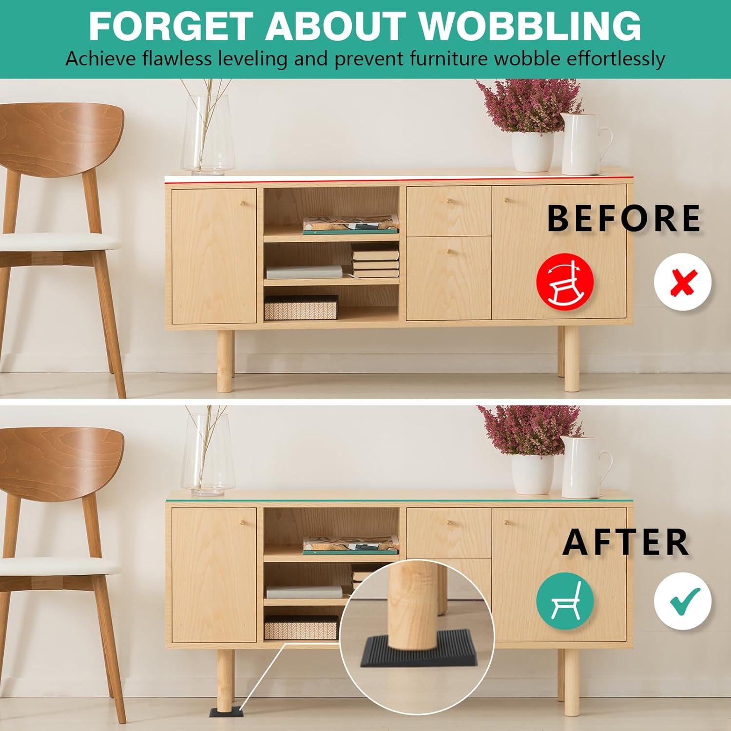 Kit de Niveladores de Muebles PROPA 12pcs Goma Antideslizante