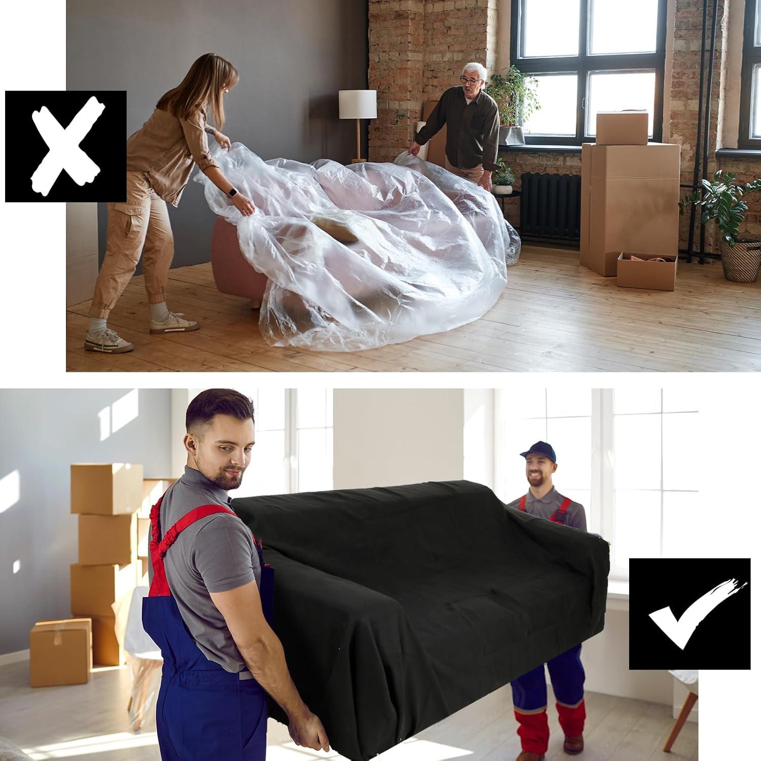 4 Manteles de Mudanza Fanfanwin 203x183 cm Alta Resistencia