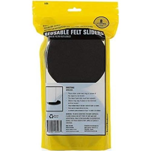 Deslizadores de Muebles Smart Surface 5" Redondos Reutilizables