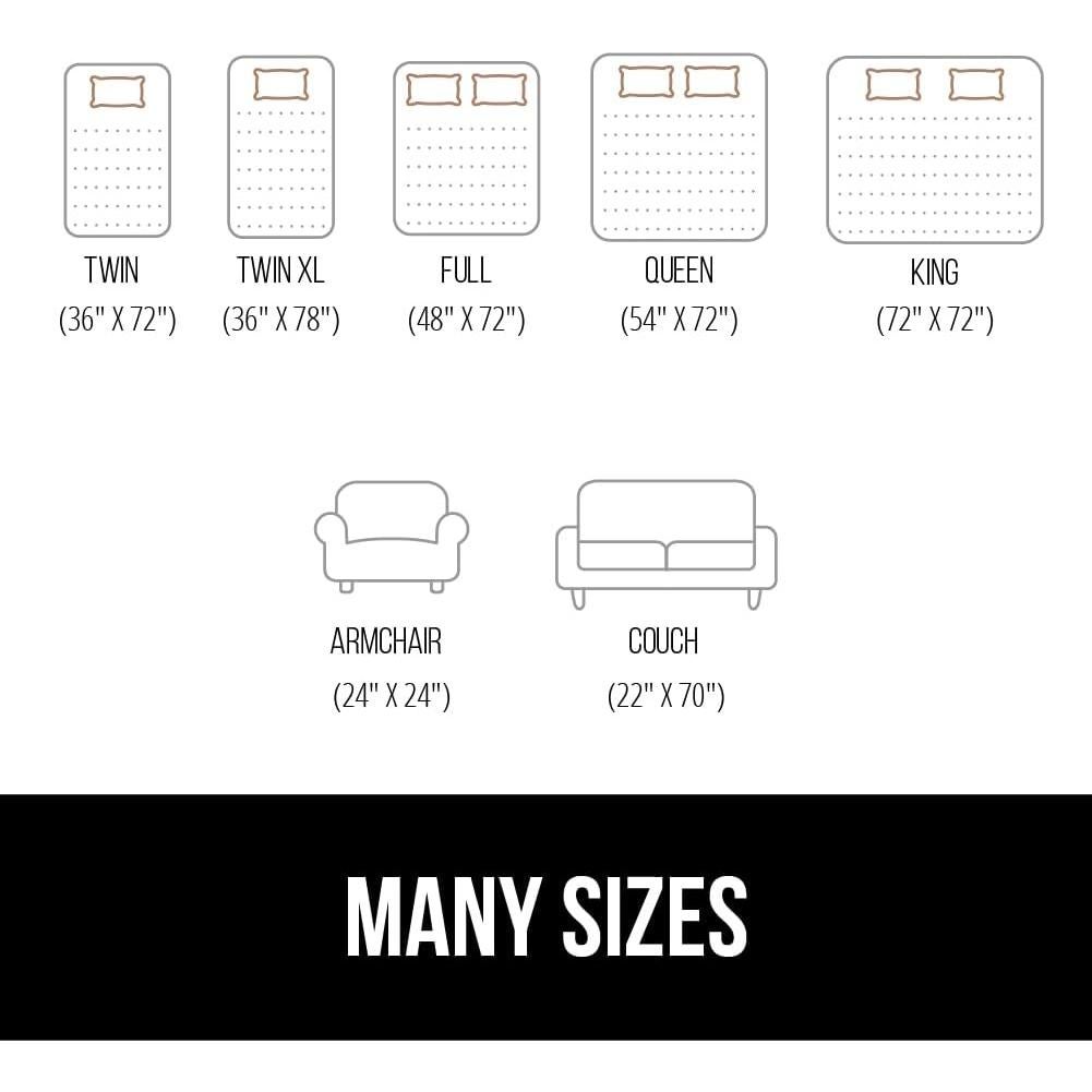 Agarrador de Colchones Antideslizante Gorilla Grip - Paquete de 2