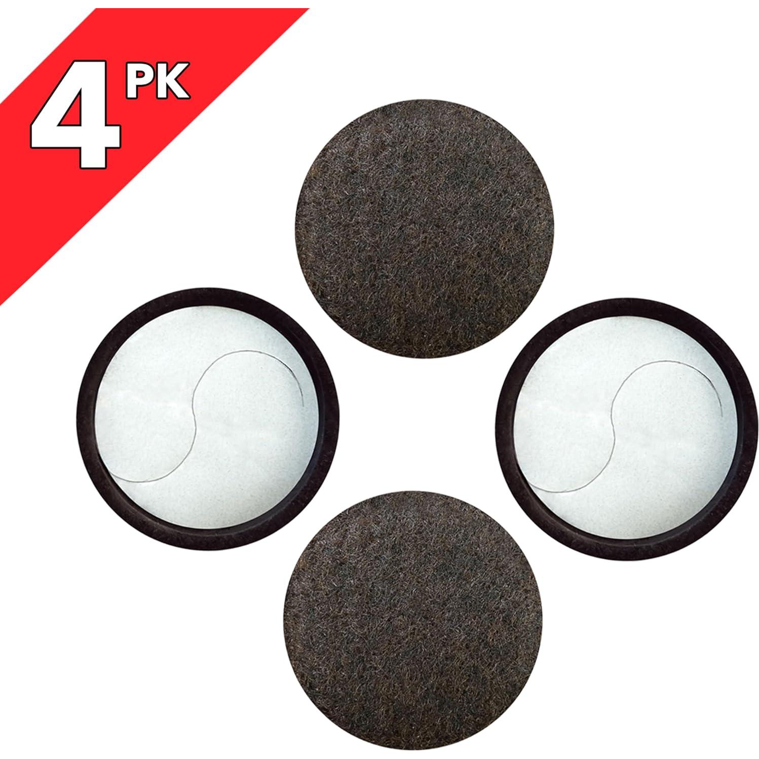 Deslizadores Redondos de Fieltro Autoadhesivos Super Sliders 4 Pzas