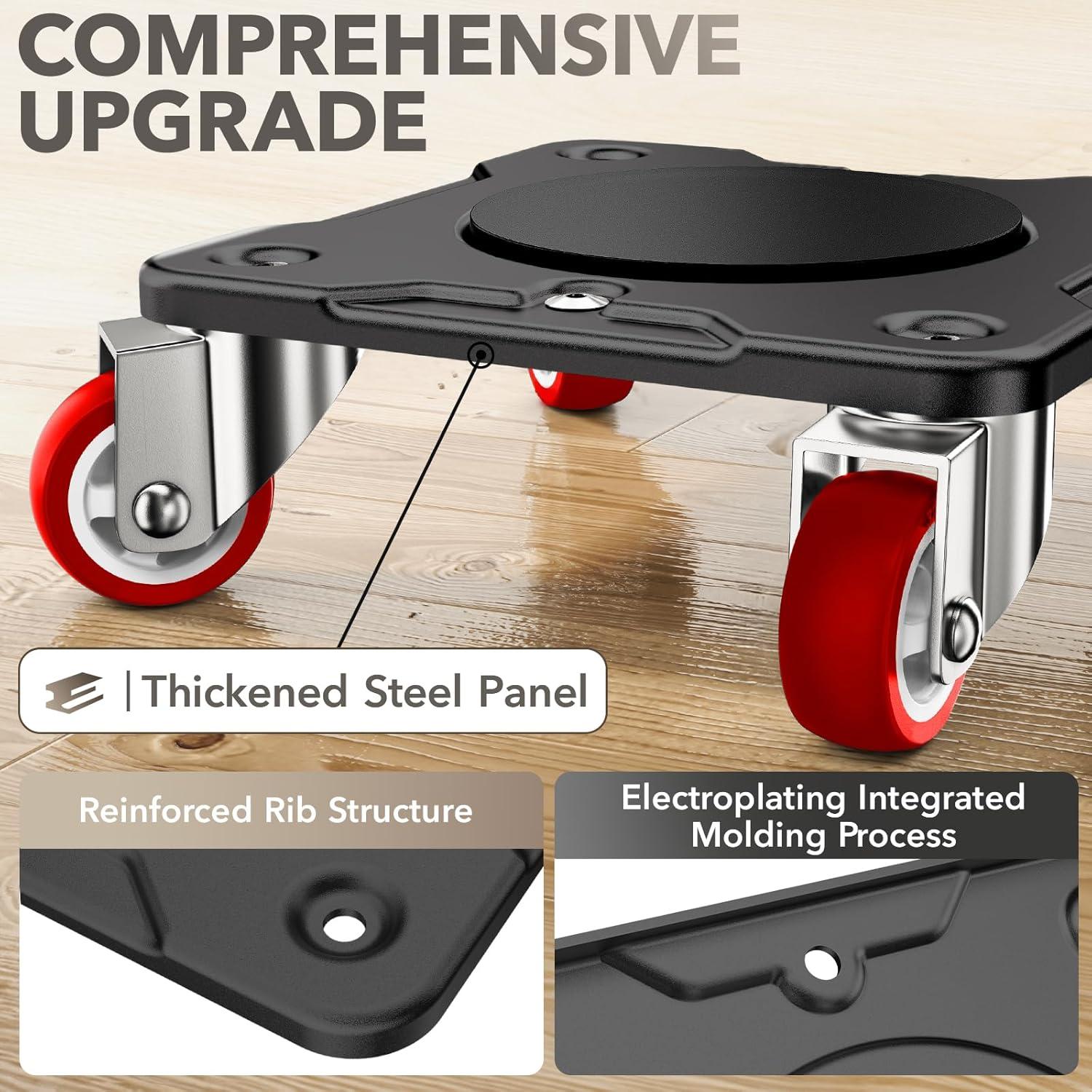 Carretilla de Muebles WOUOW con Elevador y Ruedas 499 kg