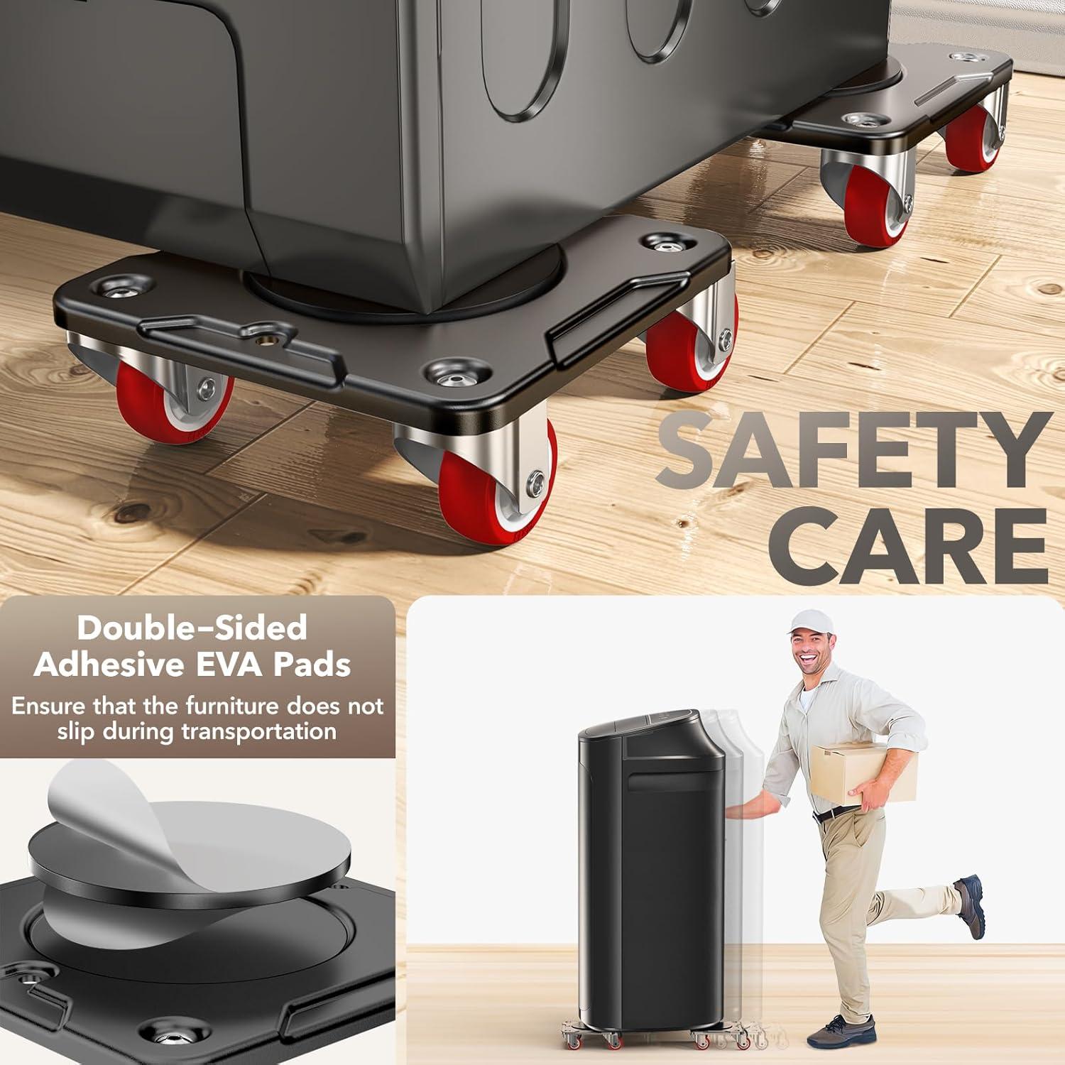 Carretilla de Muebles WOUOW con Elevador y Ruedas 499 kg