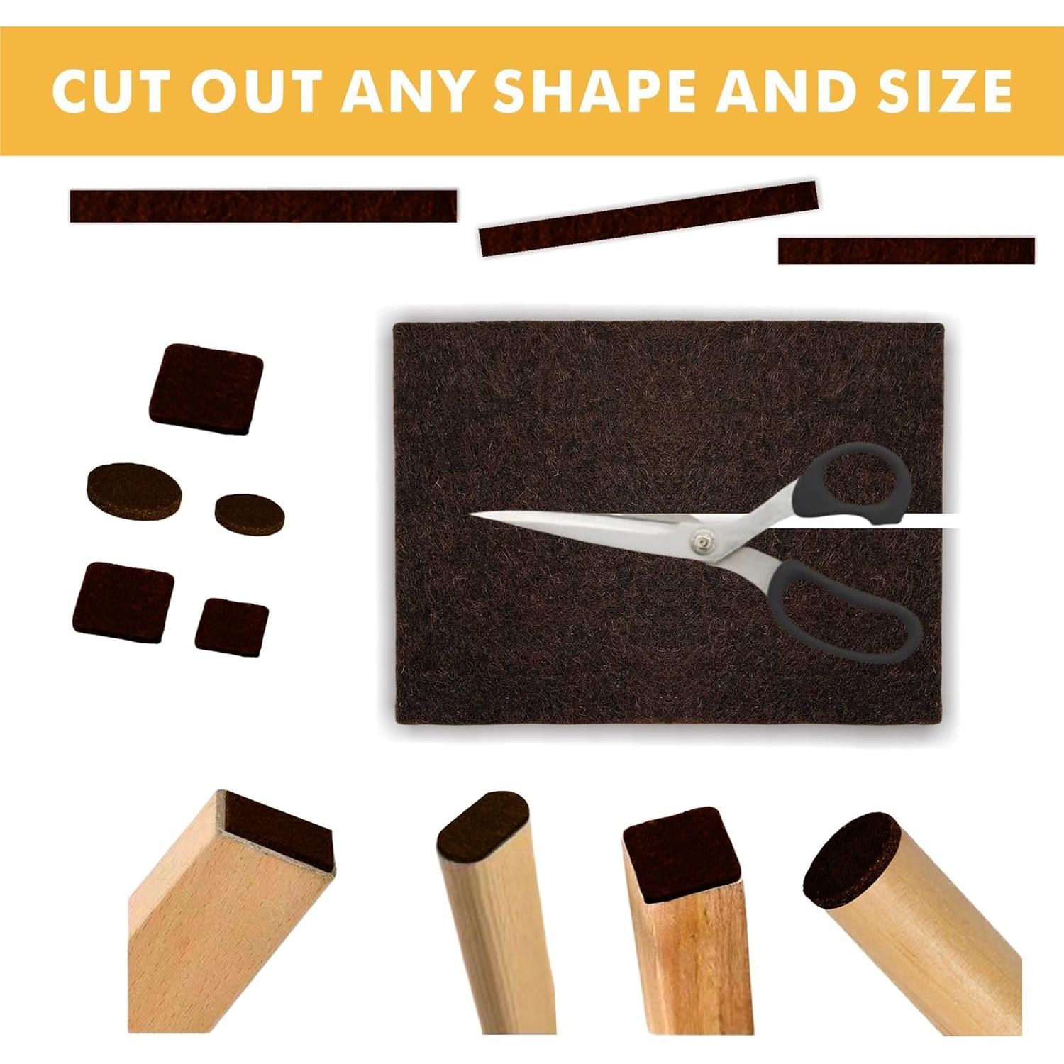 Almohadillas de Fieltro Autoadhesivas Wizard Sliders 20 Piezas