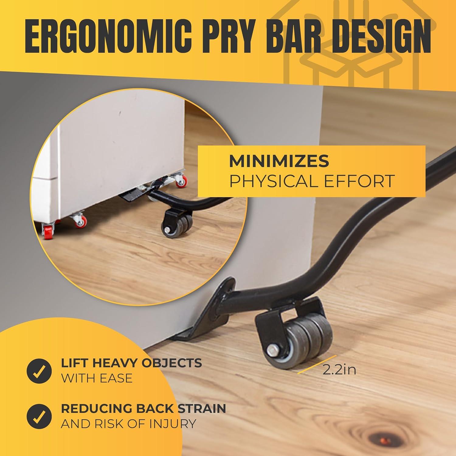 Juego de Dolly Marlimoon con 5 Ruedas y Elevador 750 kg