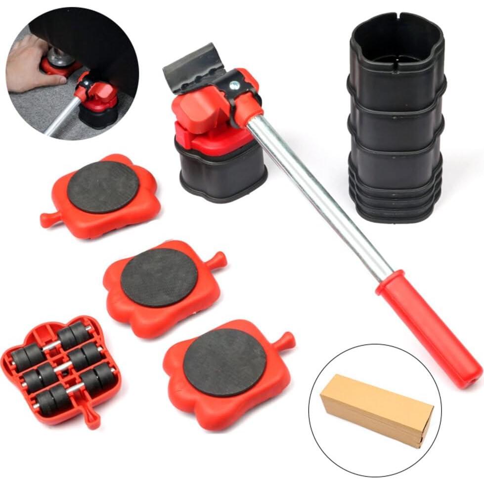 Juego de Herramientas para Mover Muebles Genérico 13 Piezas 272 kg