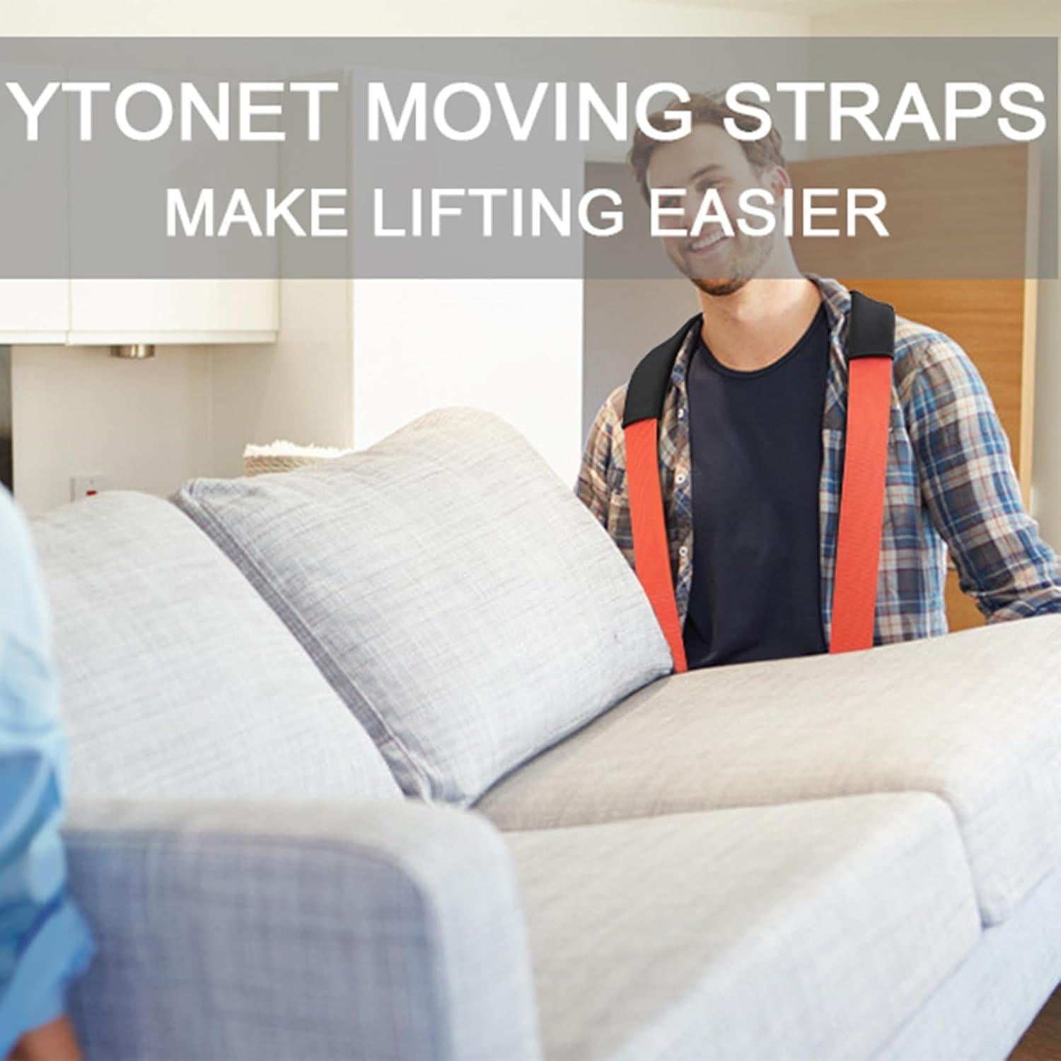Correas de Movimiento Ytonet para Mover Muebles 3.05m Naranja