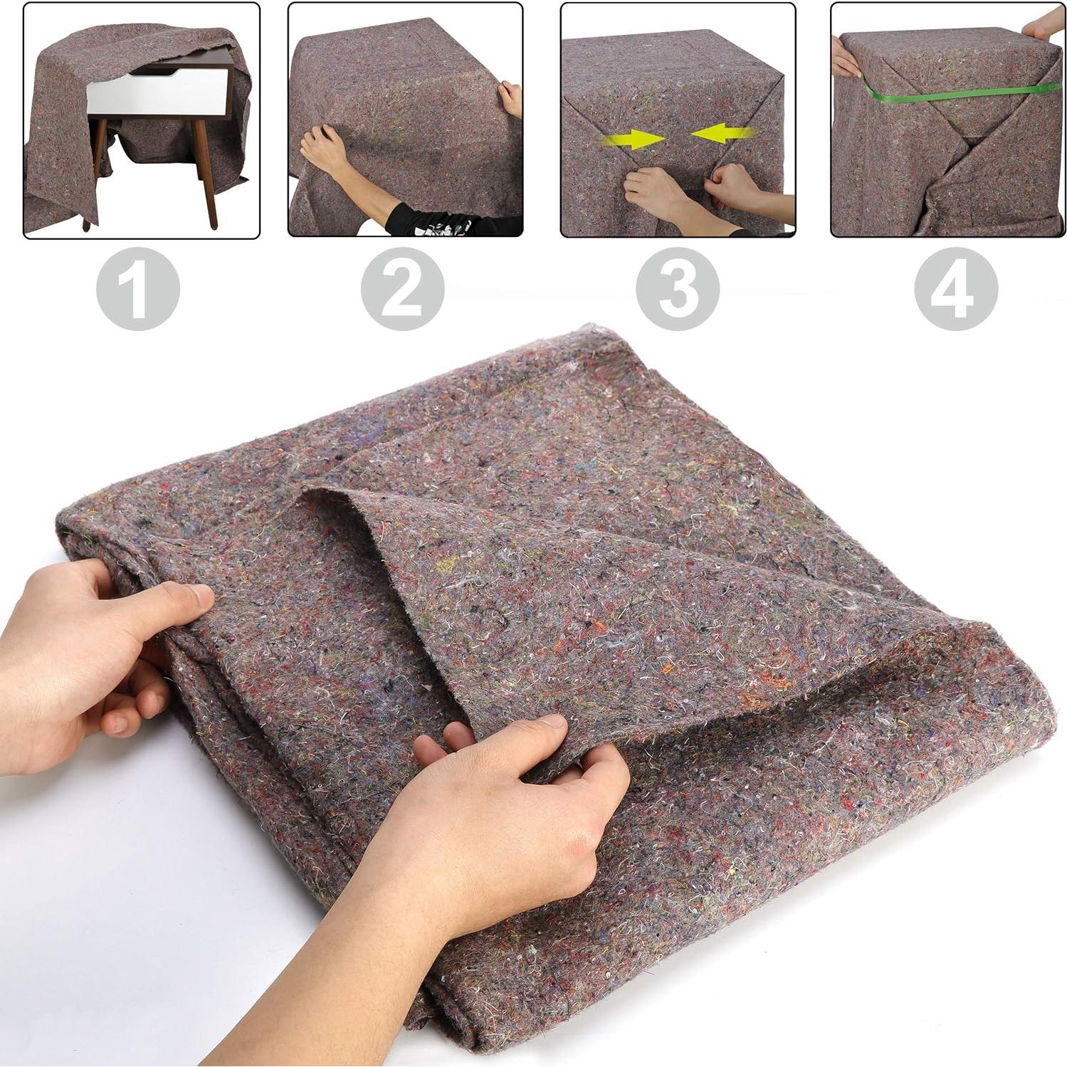 Mantas de Mudanza JungleA, Paquete de 12, 135x188 cm, 9 kg