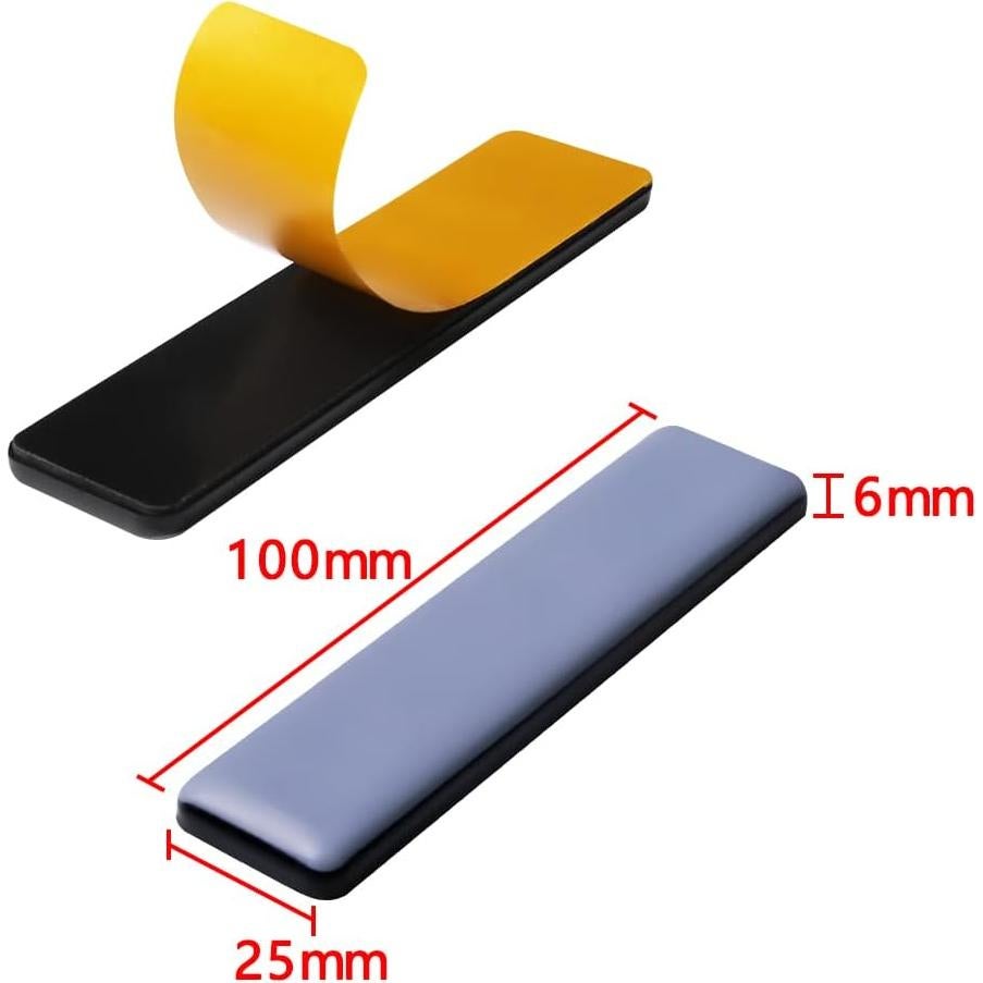 Deslizadores de Muebles Adhesivos Teflón HEYDEFO 25x100mm - 8 Unidades