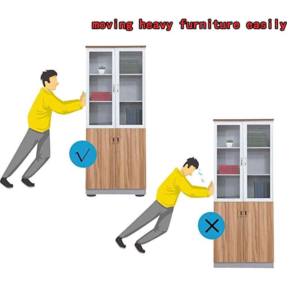 Deslizadores de Muebles Adhesivos Teflón HEYDEFO 25x100mm - 8 Unidades