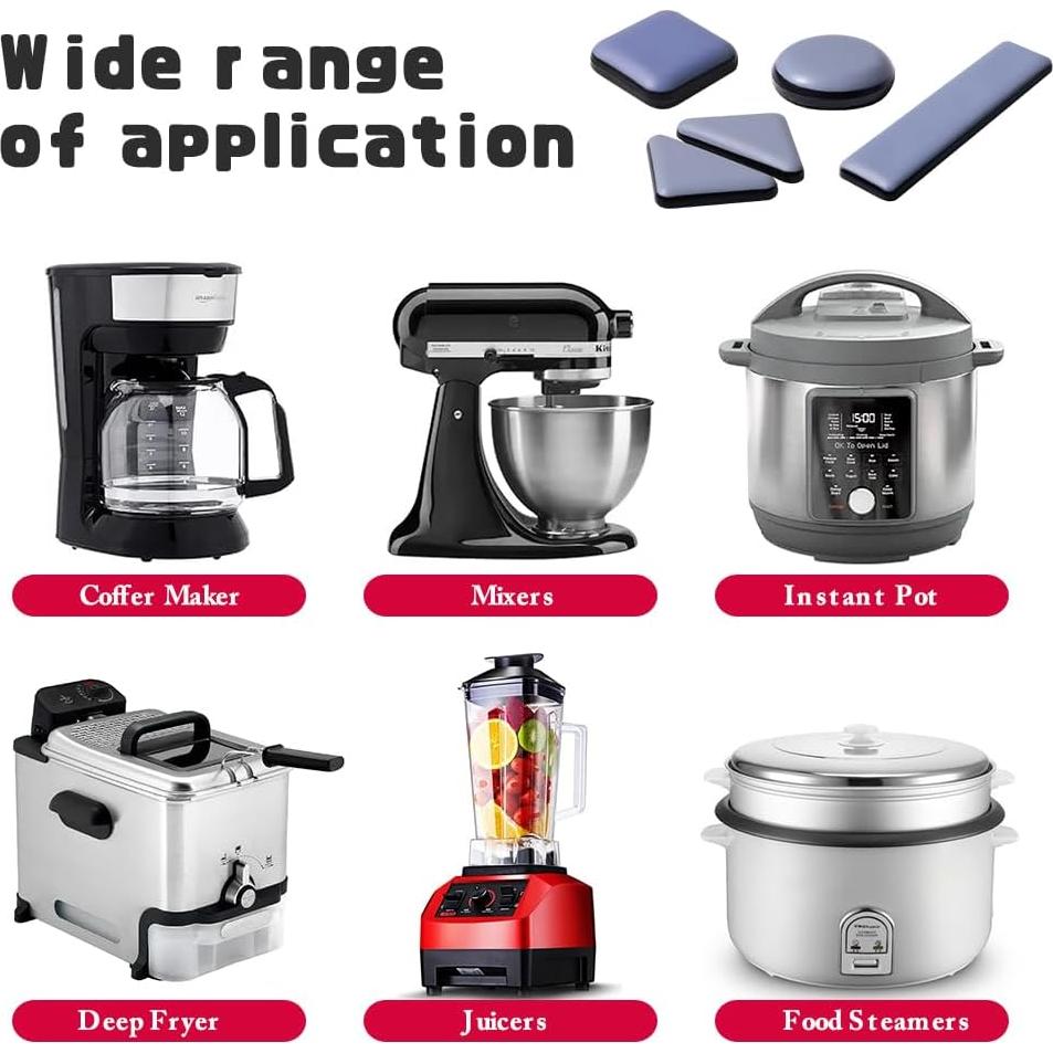 Deslizadores de Muebles Adhesivos Teflón HEYDEFO 25x100mm - 8 Unidades