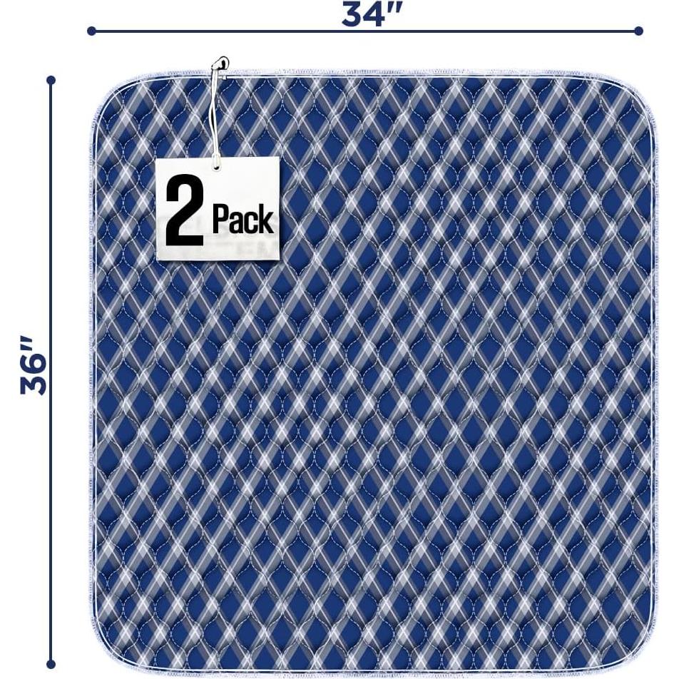 Alfombrillas Antideslizantes Brosive 86x91 cm - 2 Paquete Impermeables