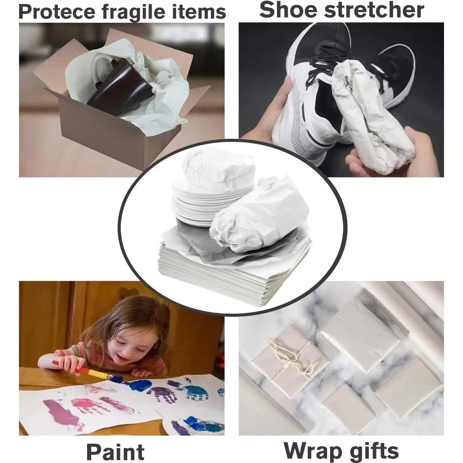 Papel de Embalaje Mintboo 100 Hojas 30.48x30.48 cm Frágiles