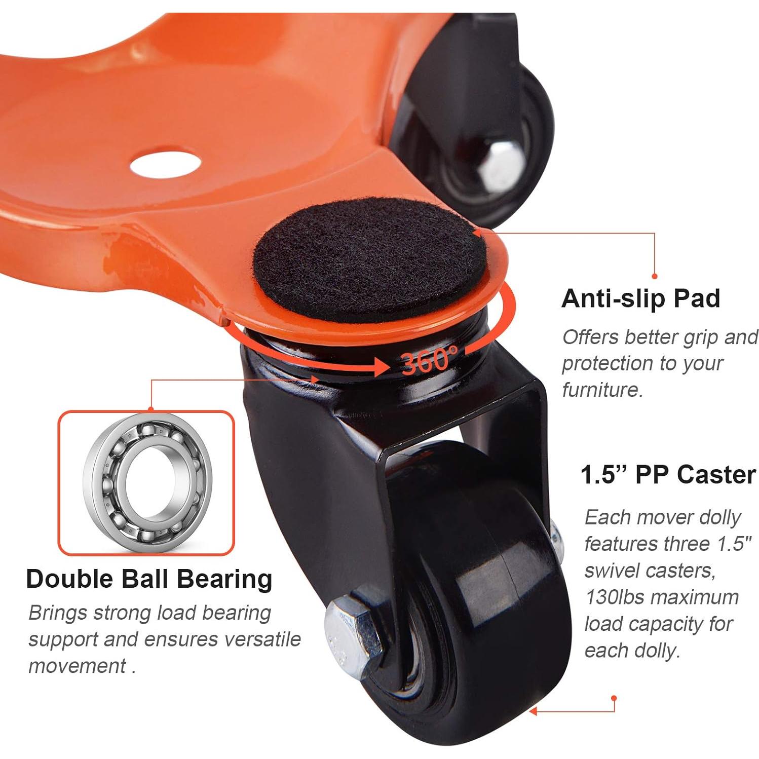 Carro de Mudanza Ronlap con Ruedas de 15cm y Elevador