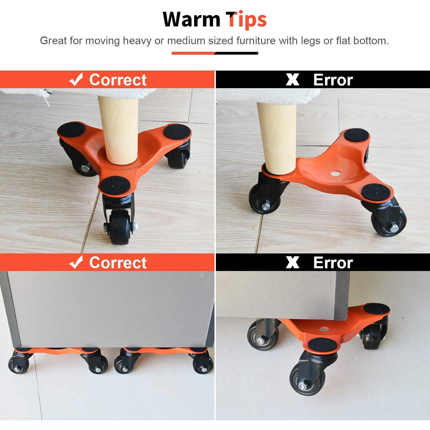 Carro de Mudanza Ronlap con Ruedas de 15cm y Elevador